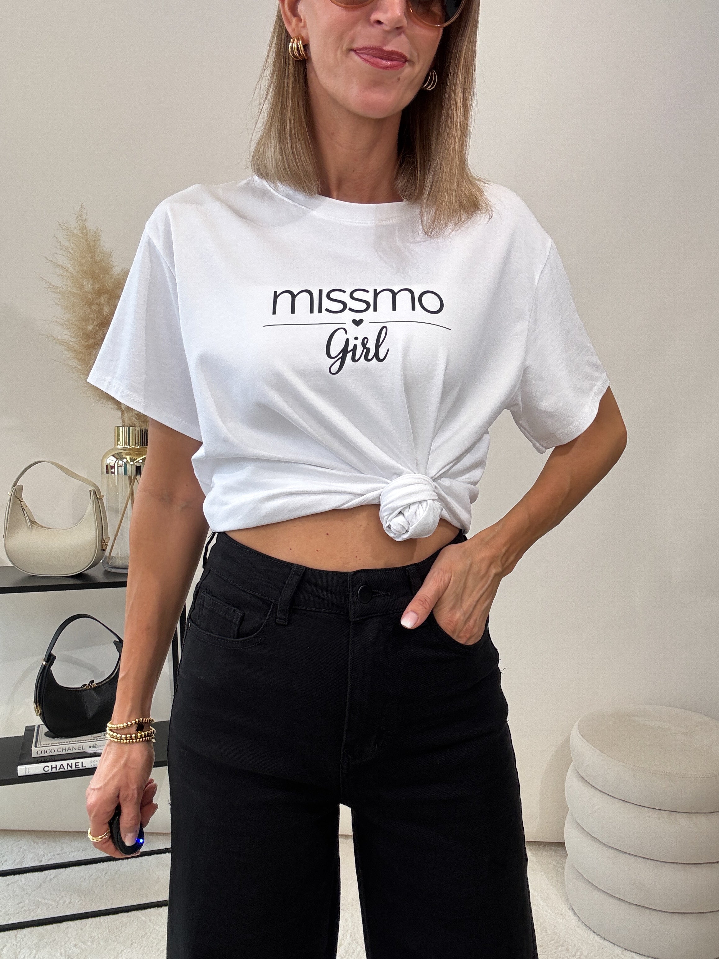 "Caramello" Wide Leg Jeans - schwarz