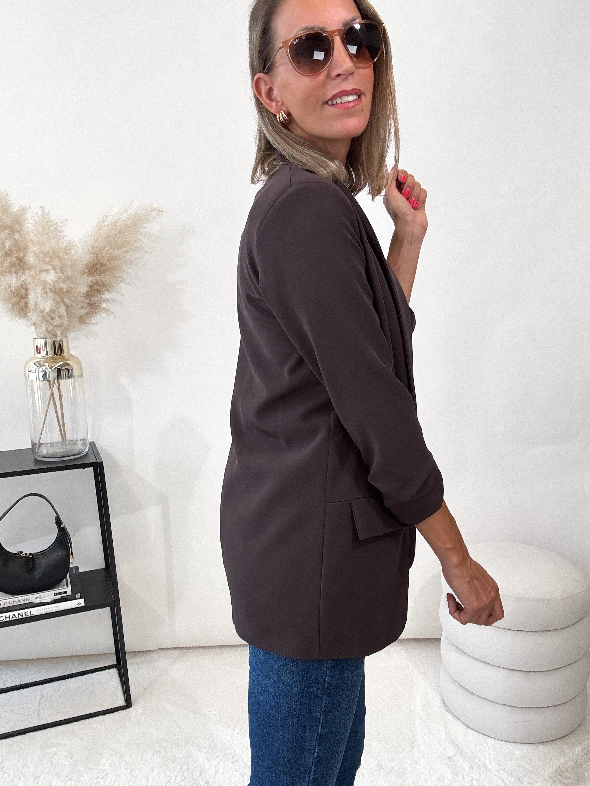 Day and Night - Blazer in dunkelbraun