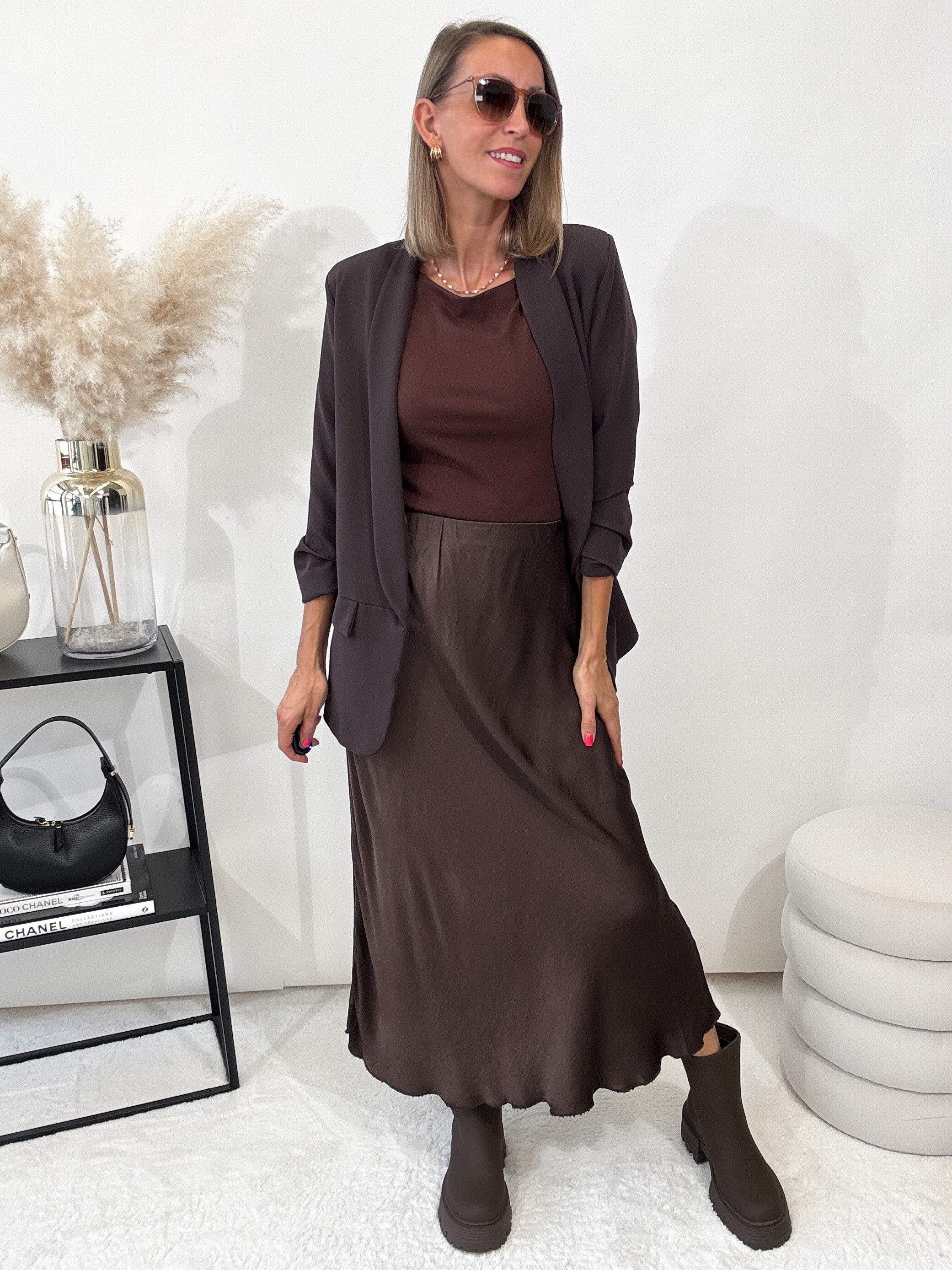 Day and Night - Blazer in dunkelbraun