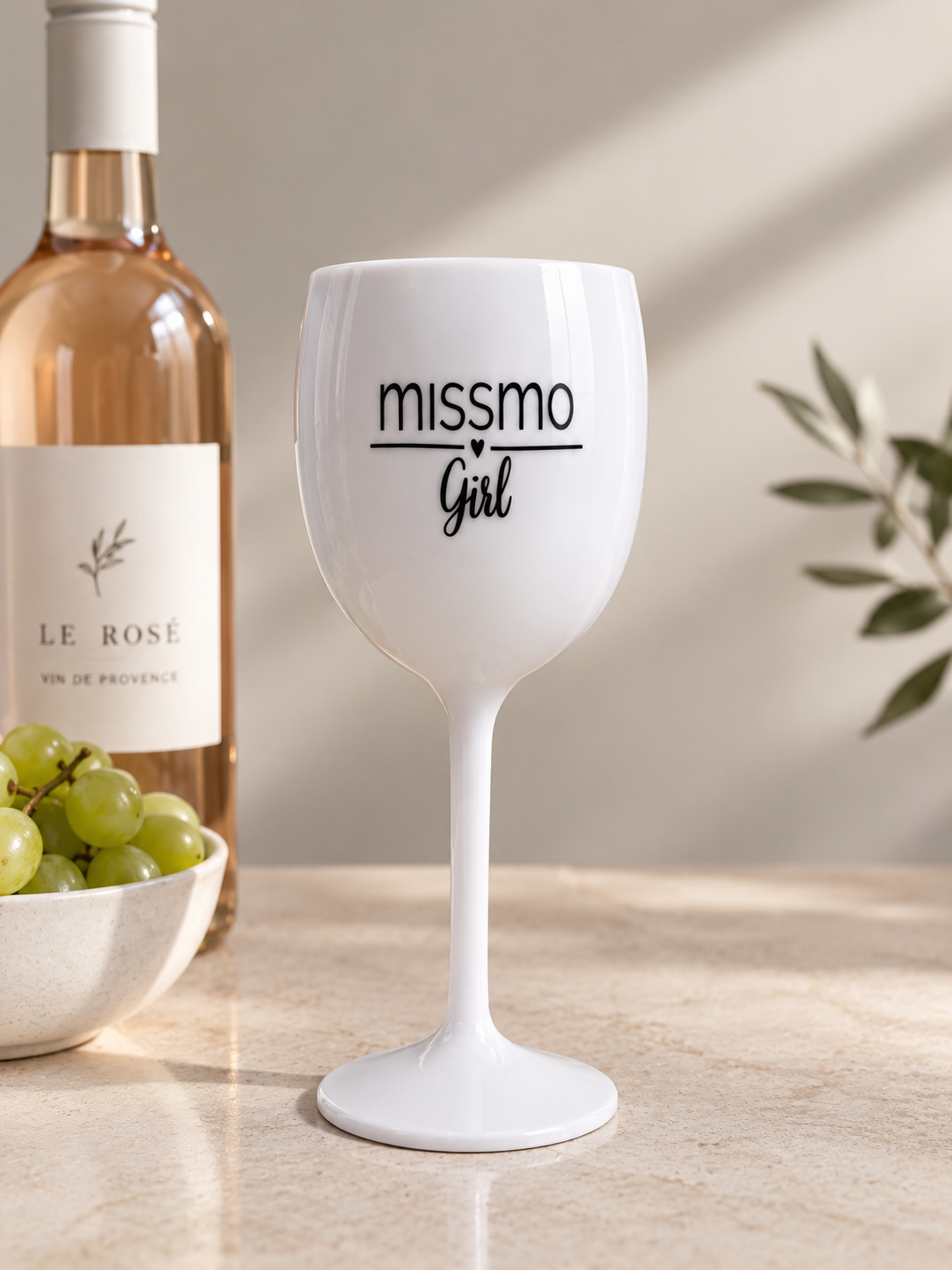 "Misssmo Girl" Weinglas