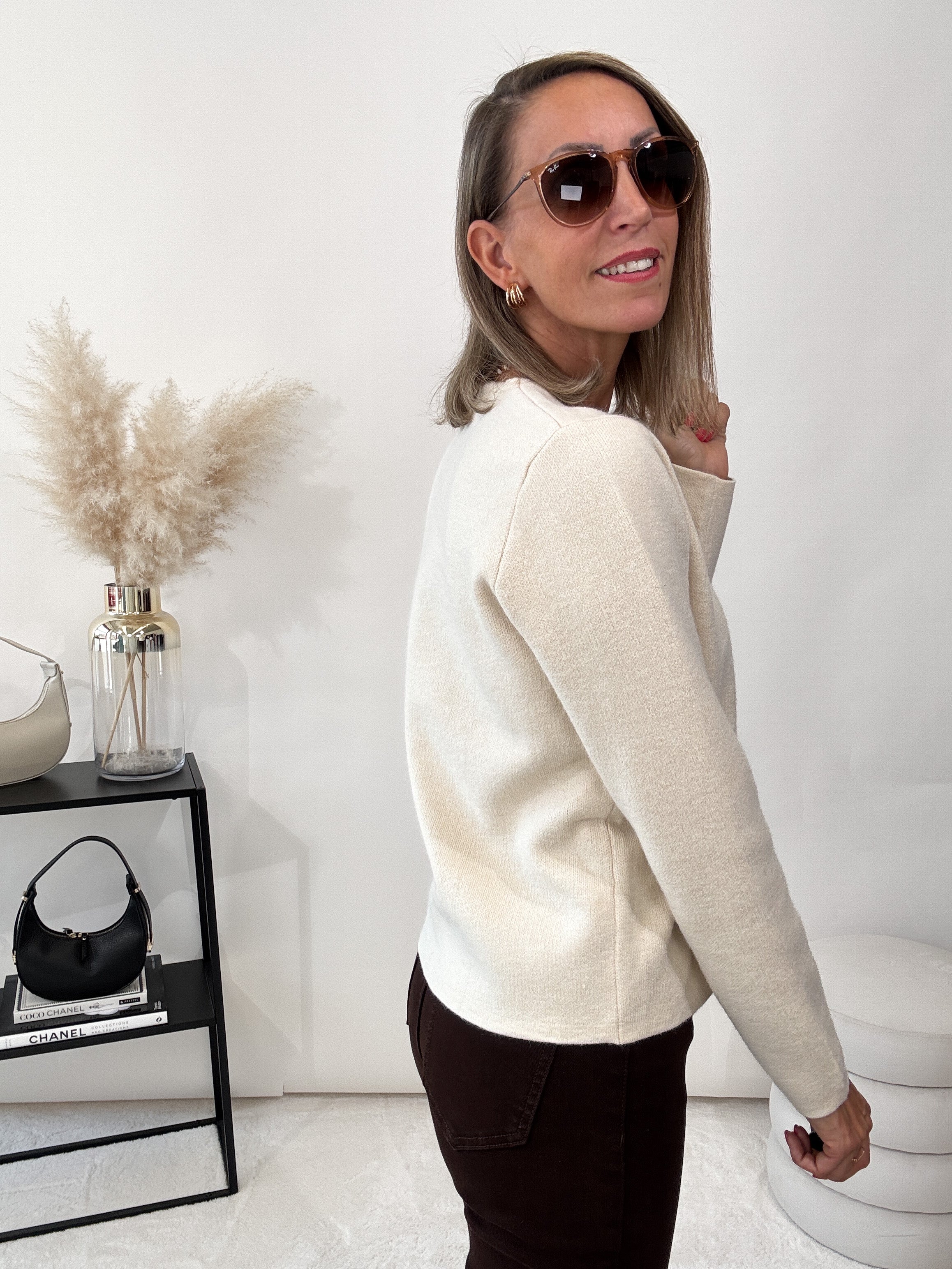"Sereno" schöner Cardigan- beige