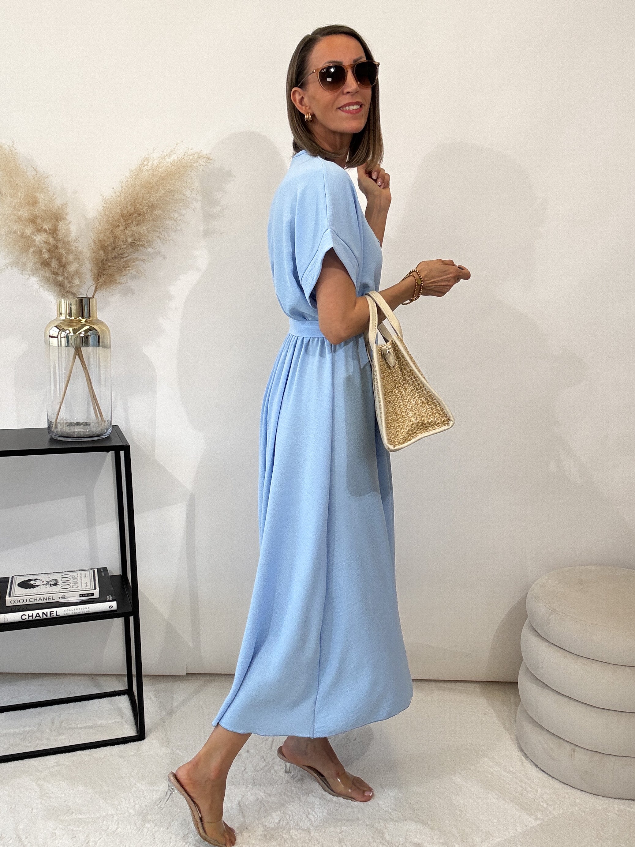 "Sunshine" Kleid - hellblau