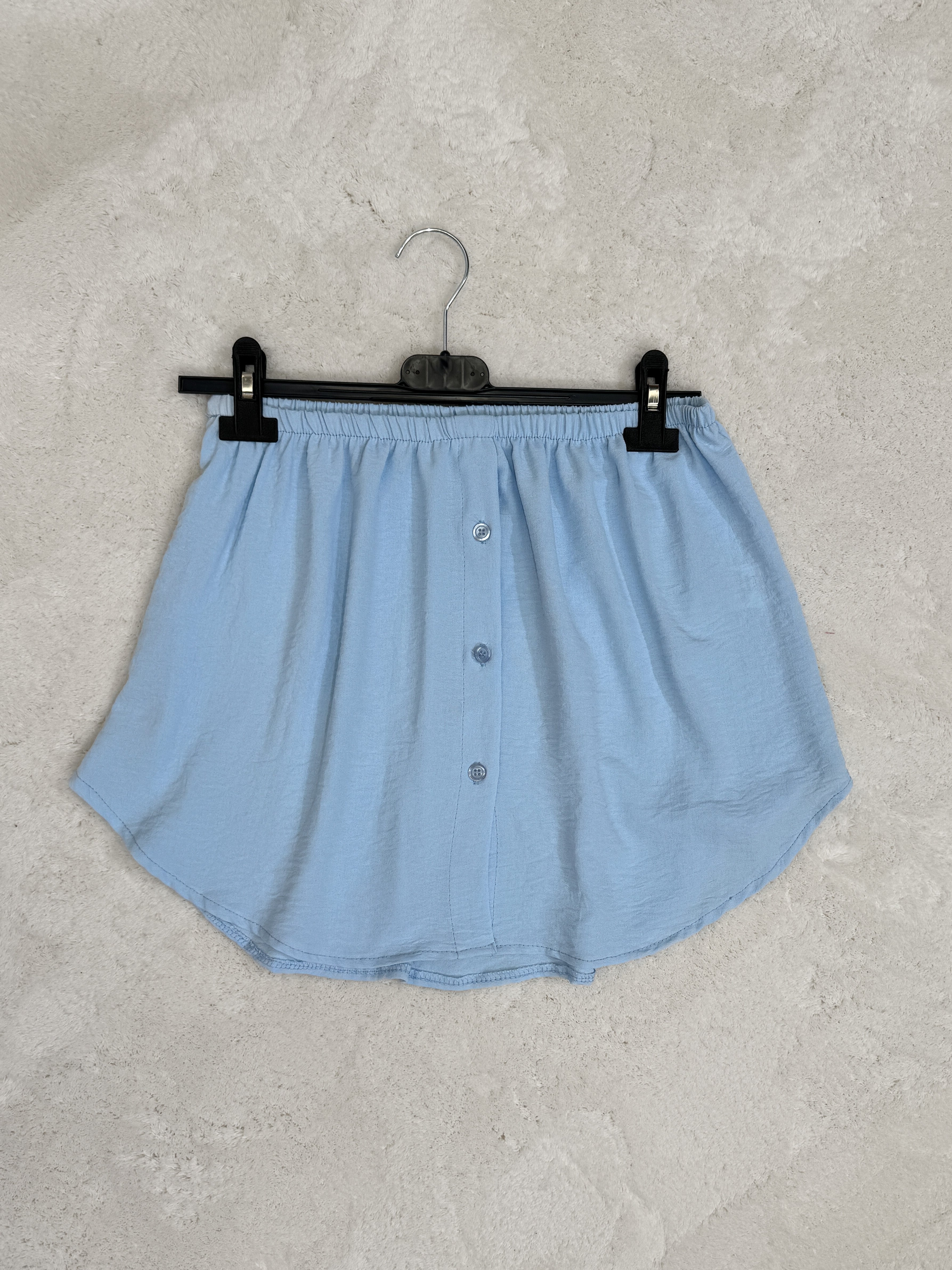 Skirty weicher Blusenrock - blau