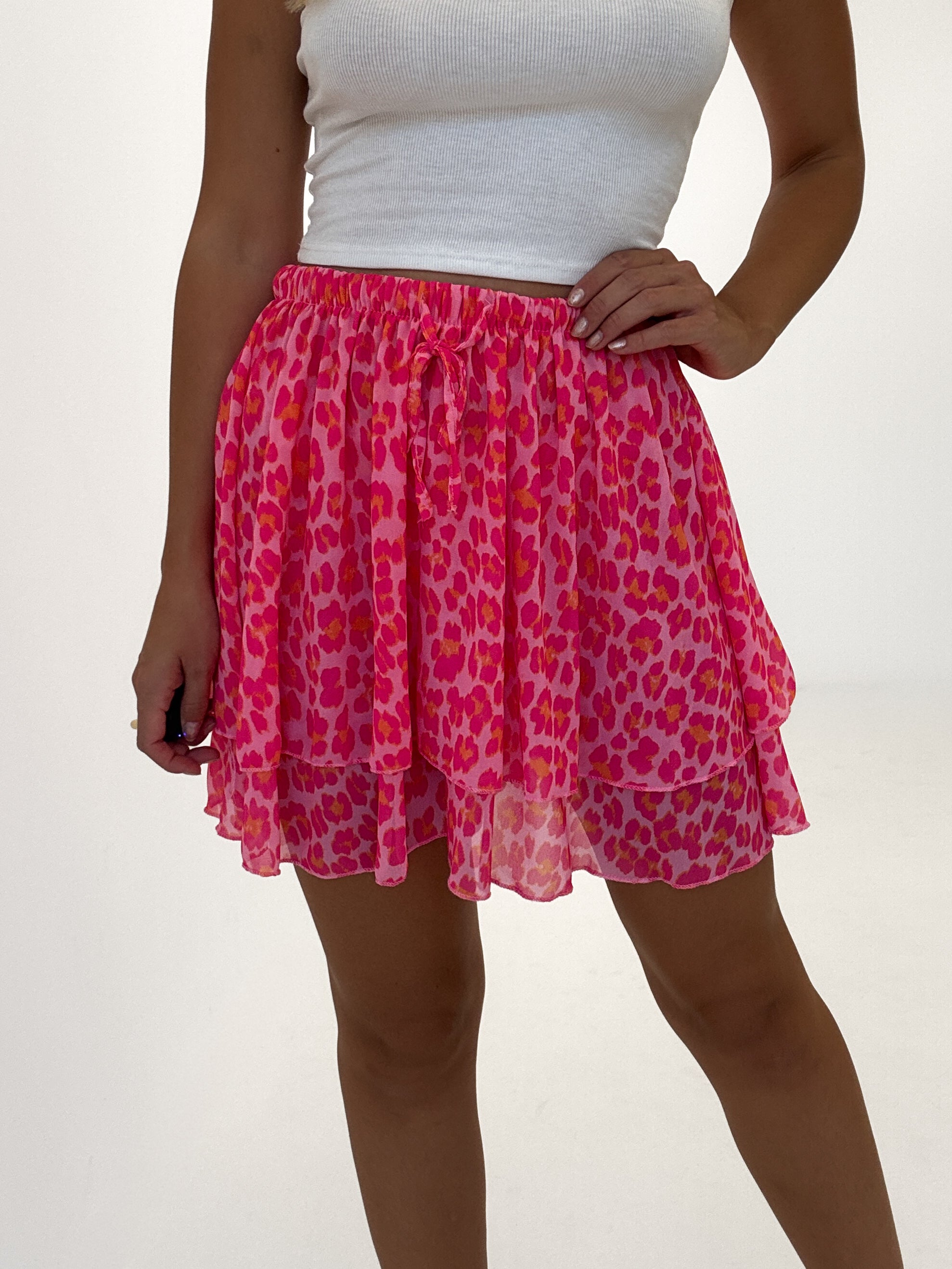 "Bella Skort Leo" weicher Hosenrock - pink