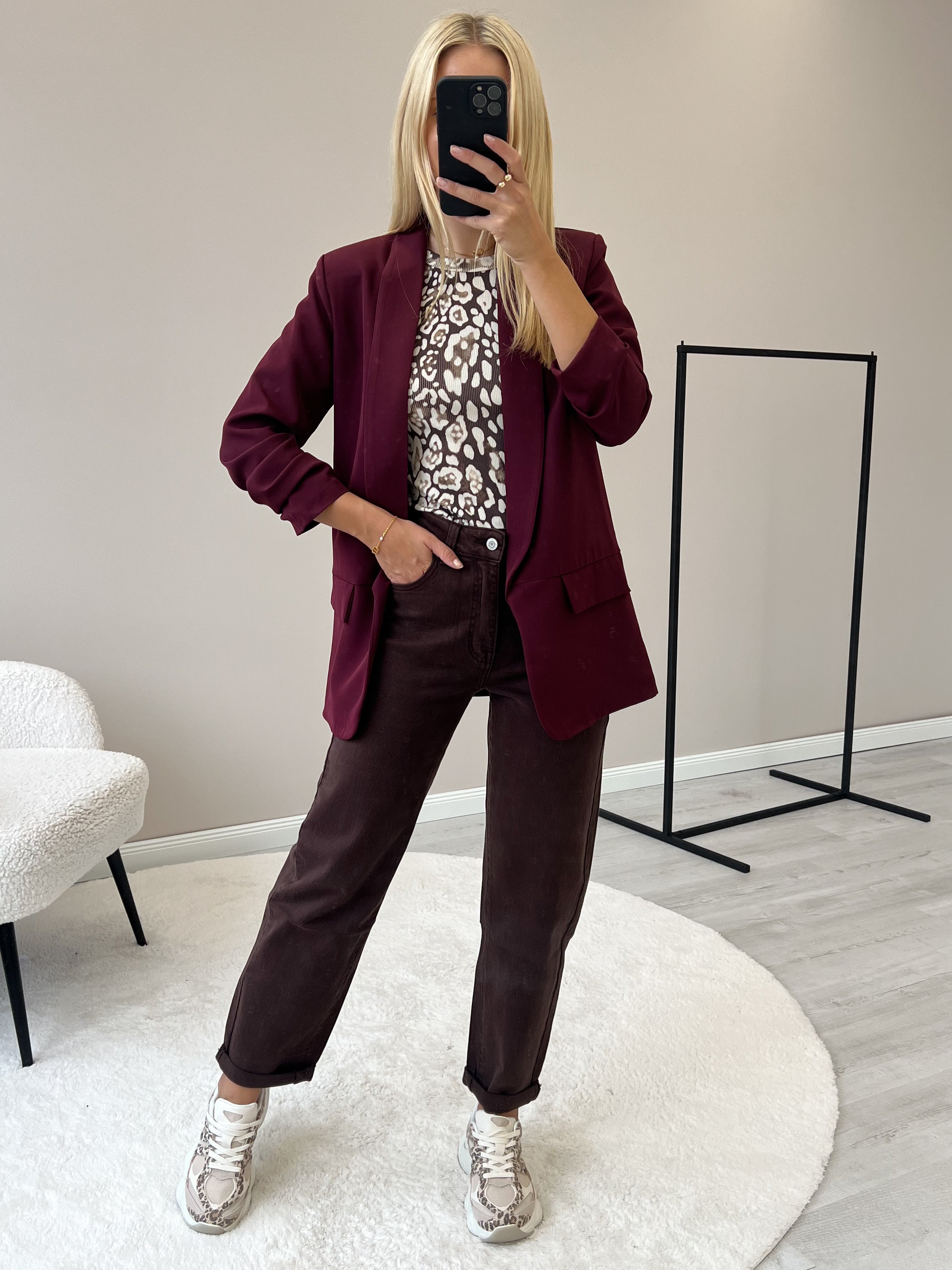Day and Night - Blazer in bordeaux
