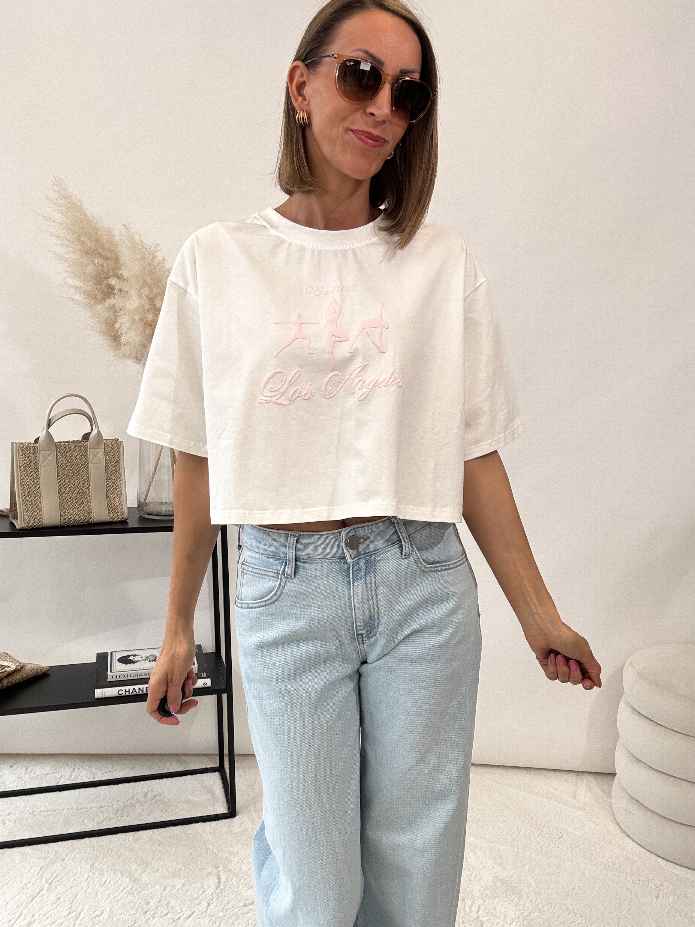 "Los Angeles" Shirt - weiß