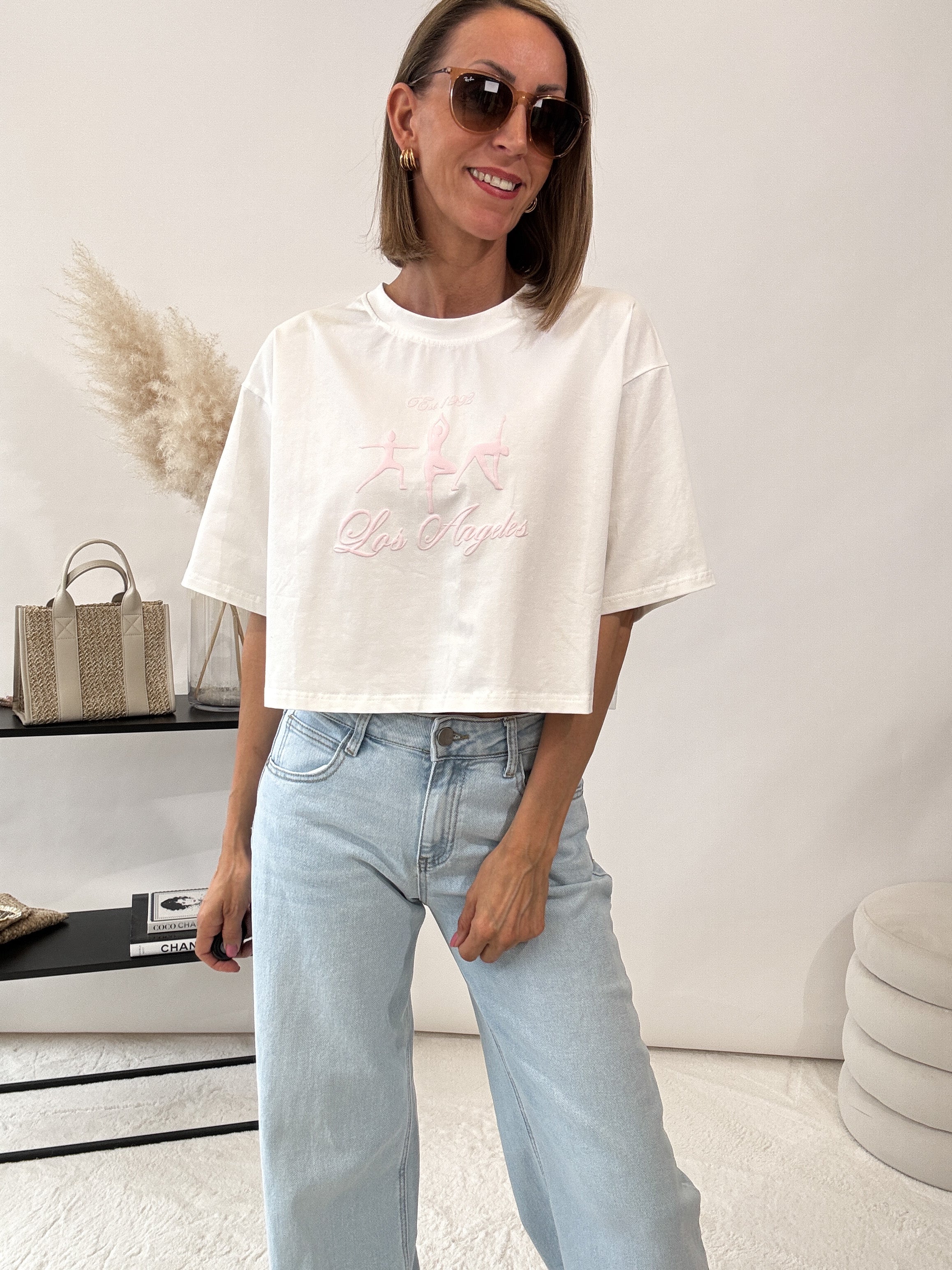 "Los Angeles" Shirt - weiß