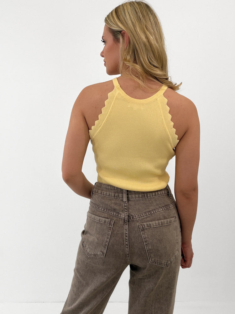 "Nice" schönes Top aus Viscose - sonnengelb