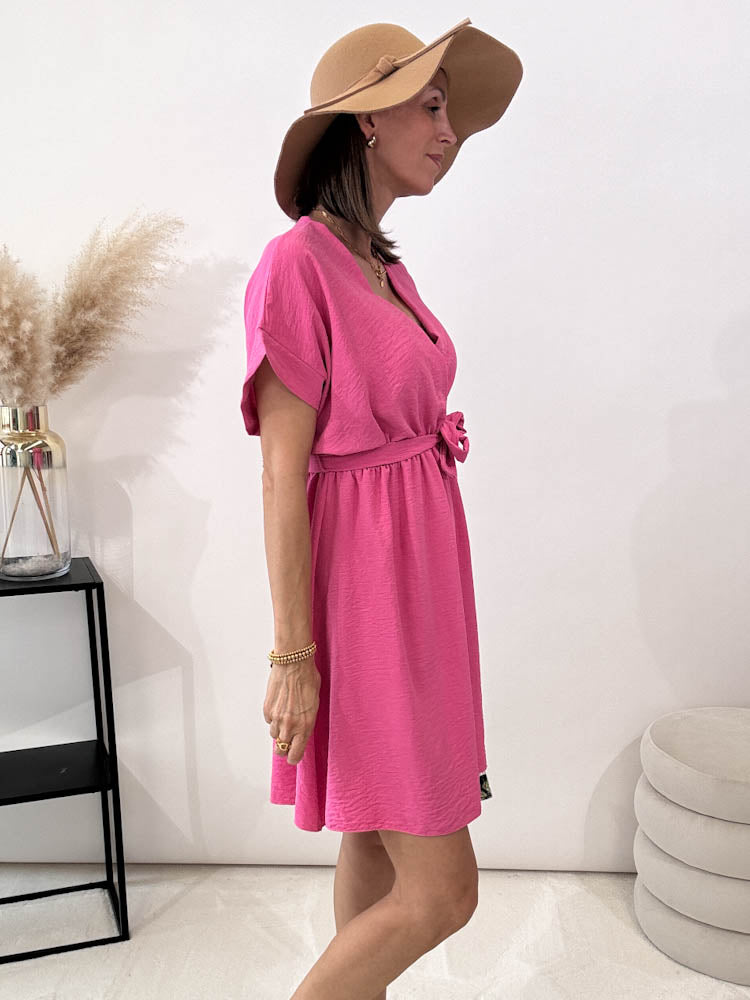 "Sunshine Midi" süßes Sommerkleid - candyrose