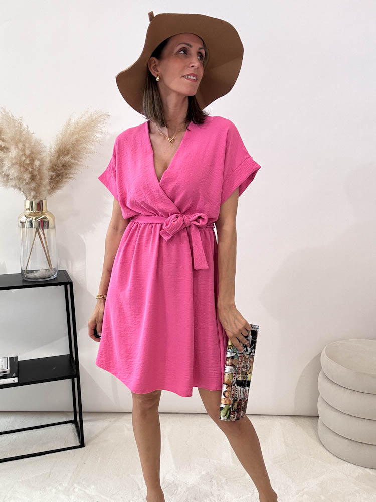 "Sunshine Midi" süßes Sommerkleid - candyrose