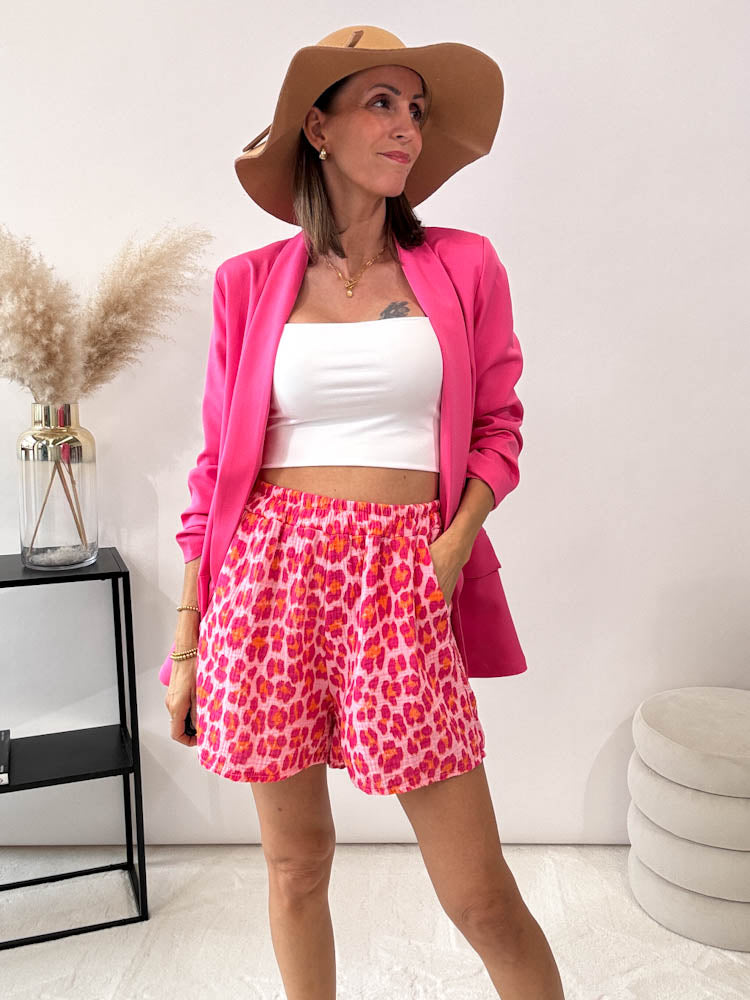 "Miami" Crop Top - weiß