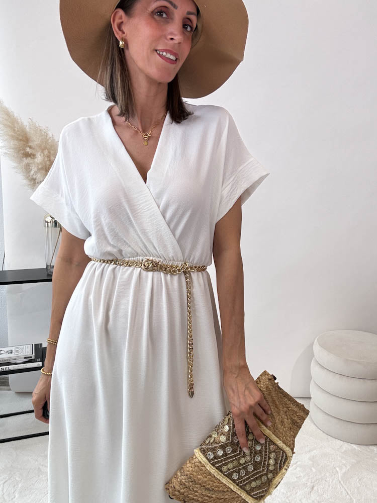 "Sunshine" Kleid - weiß