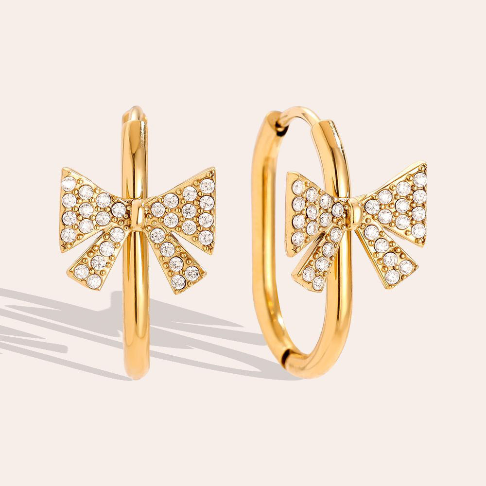 "X-MAS Bowtique" wunderschöne Ohrringe - gold