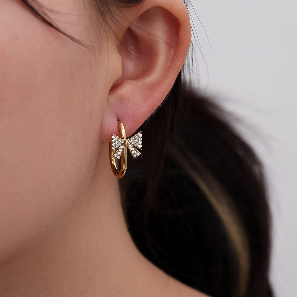 "X-MAS Bowtique" wunderschöne Ohrringe - gold