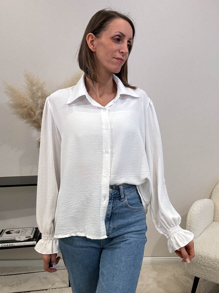 Sunshine "Barock" süße Bluse - weiß