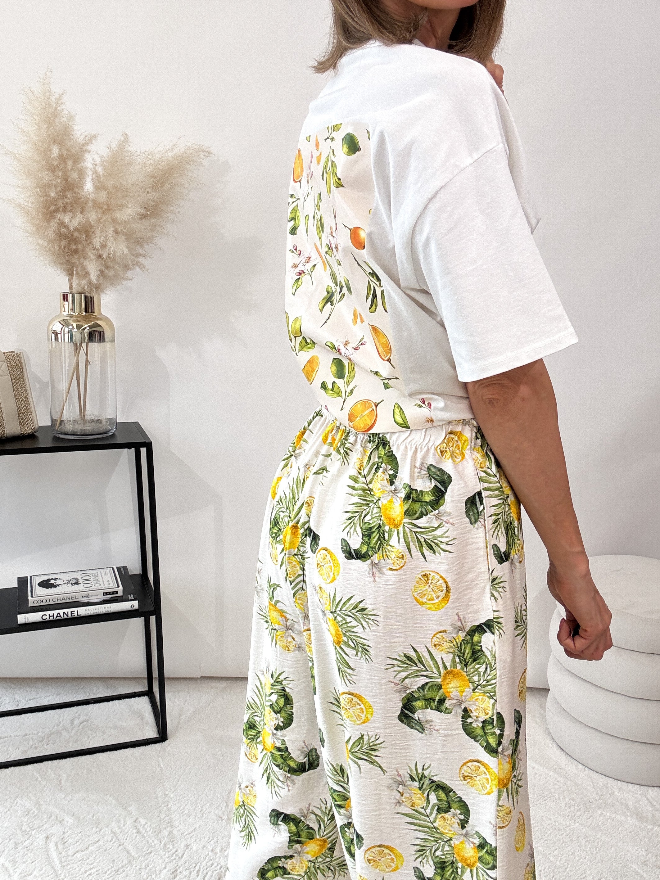 "Limon" Hose aus Viskose - creme