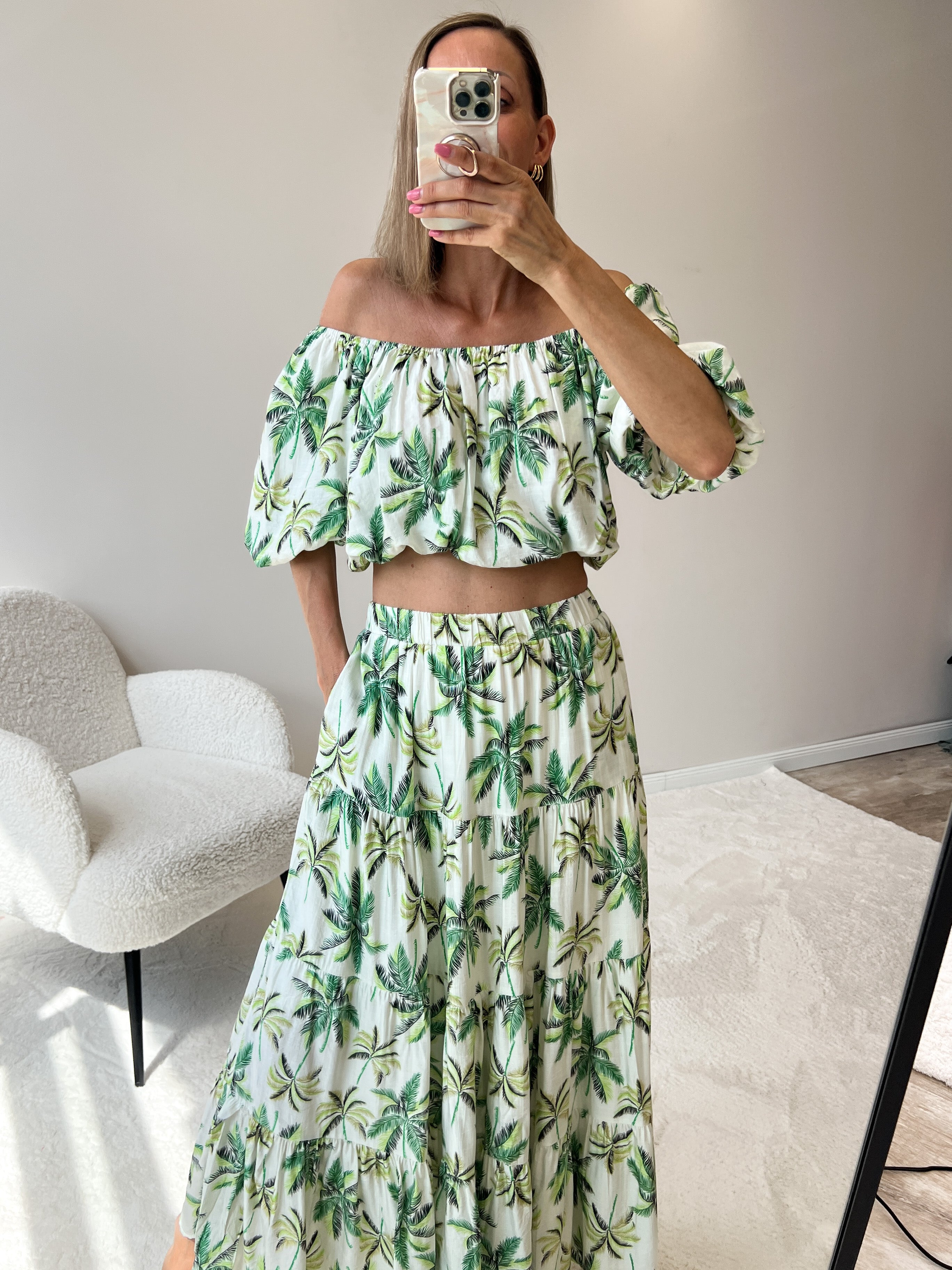 "Korfu" Top aus Viscose - grün