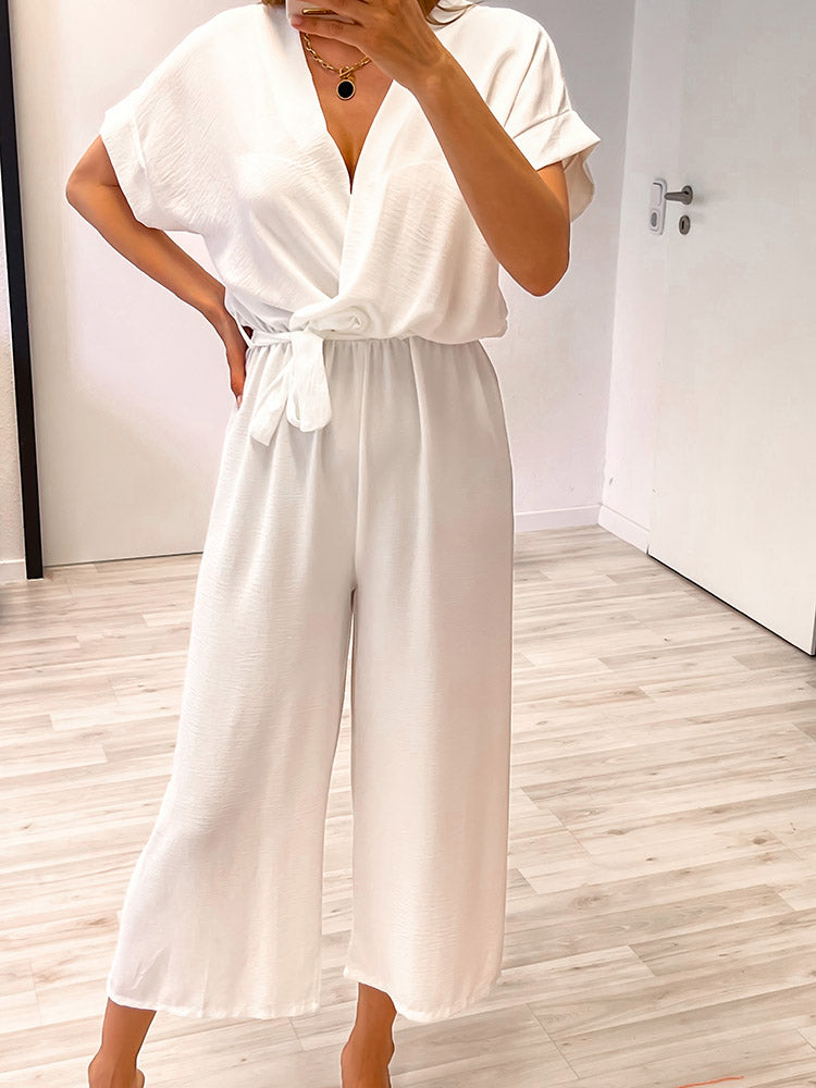 "Sunshine" Jumpsuit - weiß