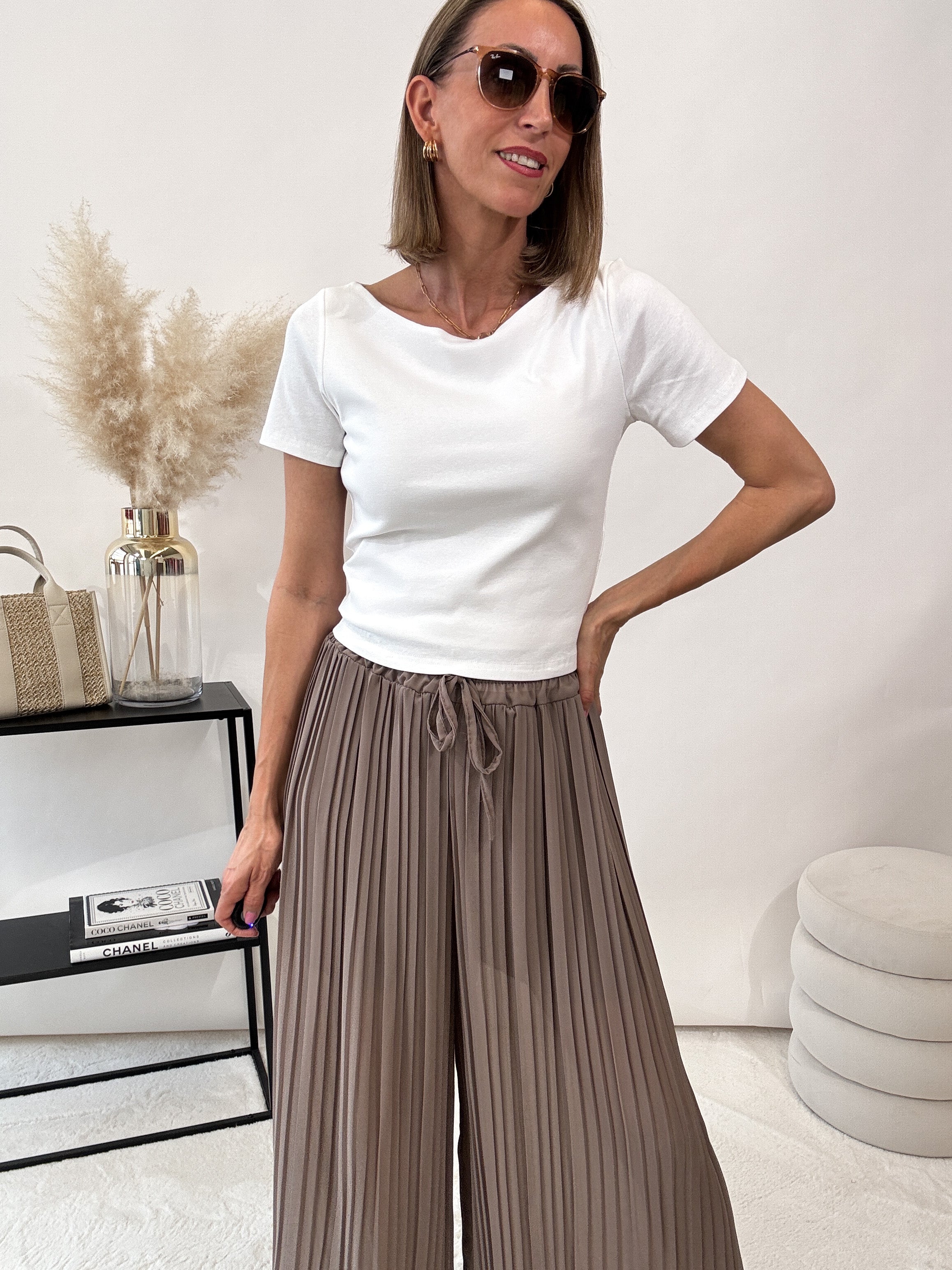 "Venezia Shirt" weiches Top - weiß