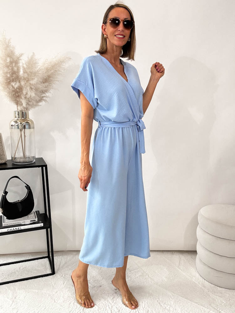 "Sunshine" Jumpsuit - iceblue