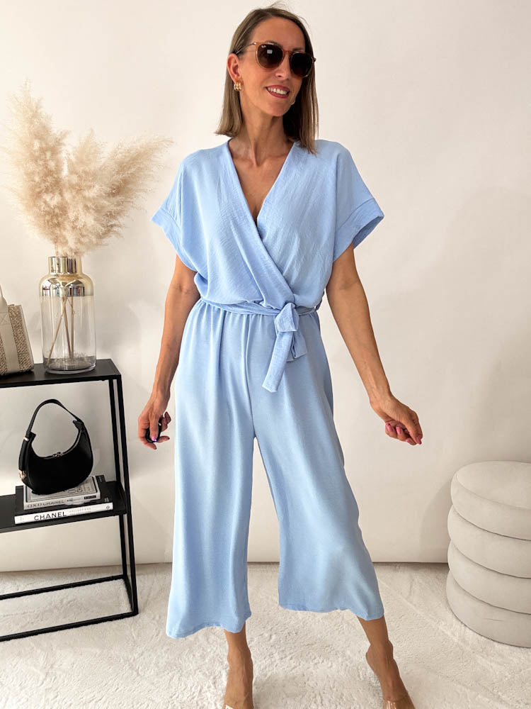 "Sunshine" Jumpsuit - iceblue
