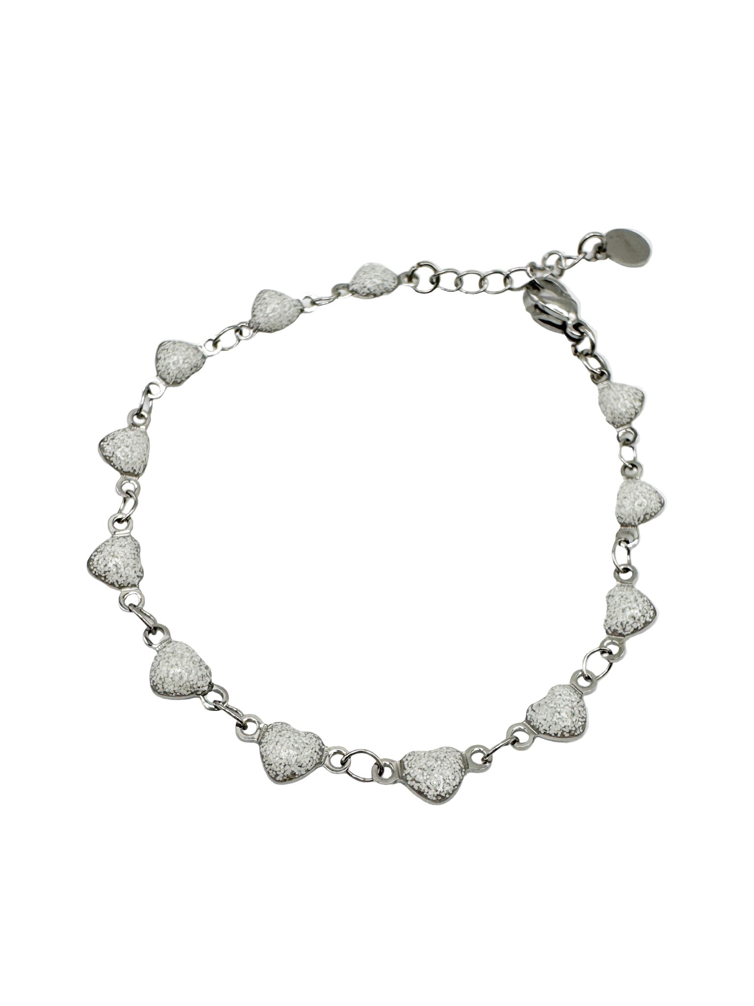 "Timeless Antonella" schönes Herz Armband - silber