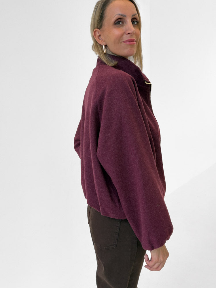 "Viana" schicke Jacke - bordeaux
