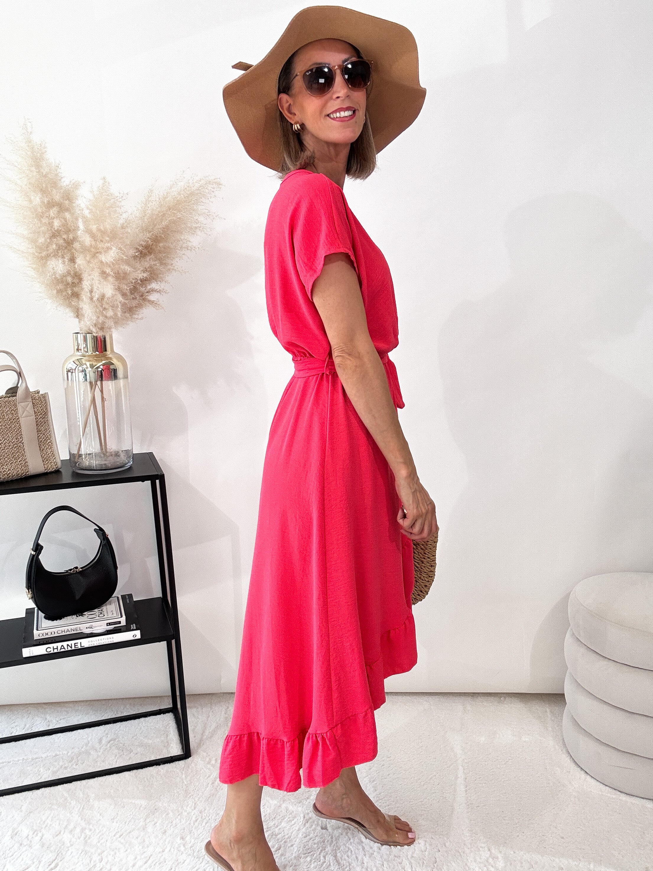 ,,Sunshine Wild Dress'' Kleid - coral