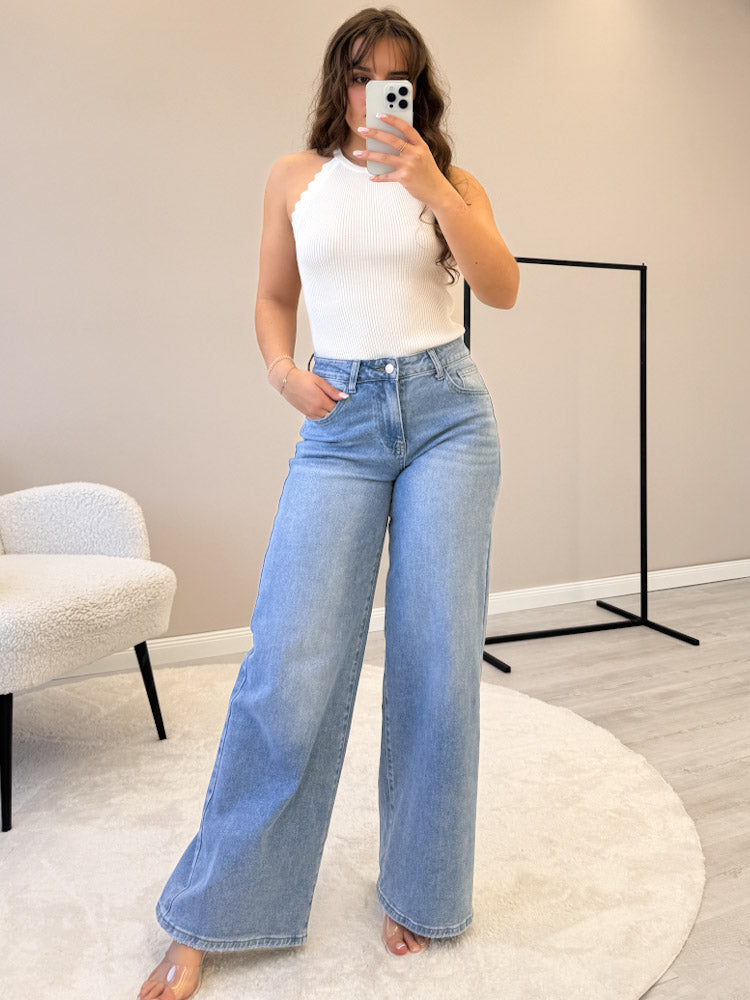 "Nice" schönes Top aus Viscose - weiß