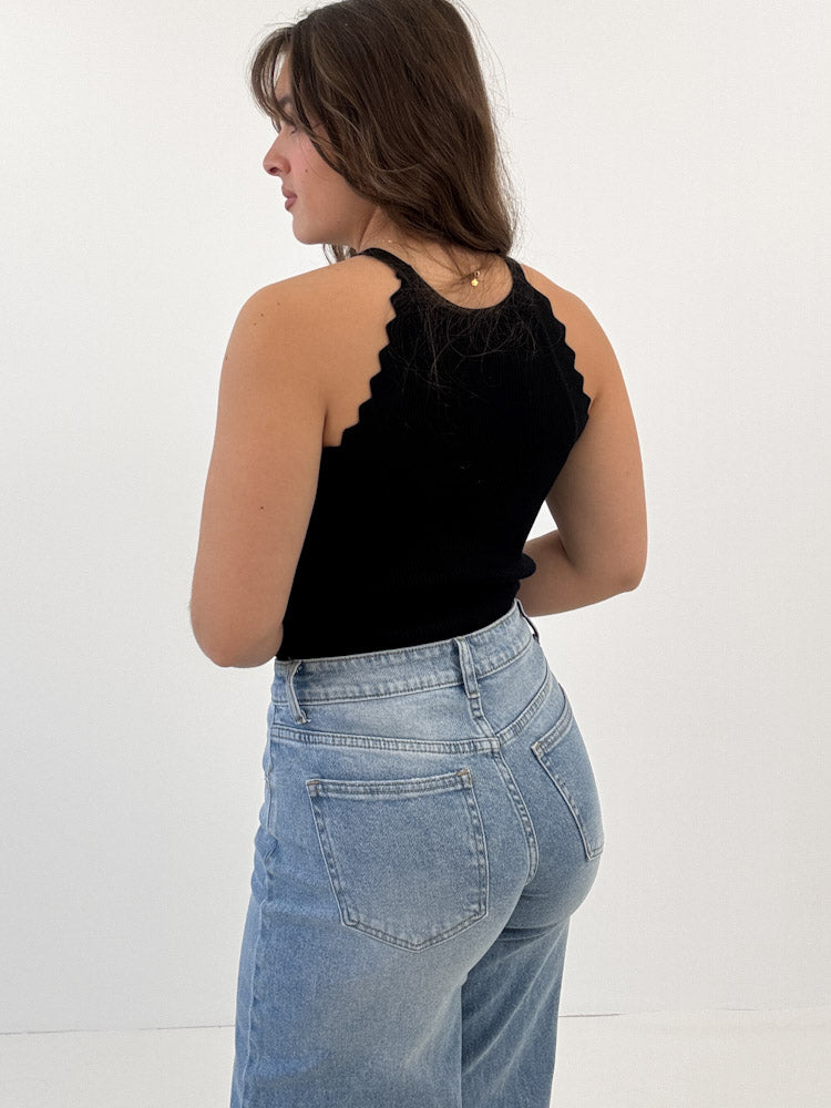 "Nice" schönes Top aus Viscose - schwarz