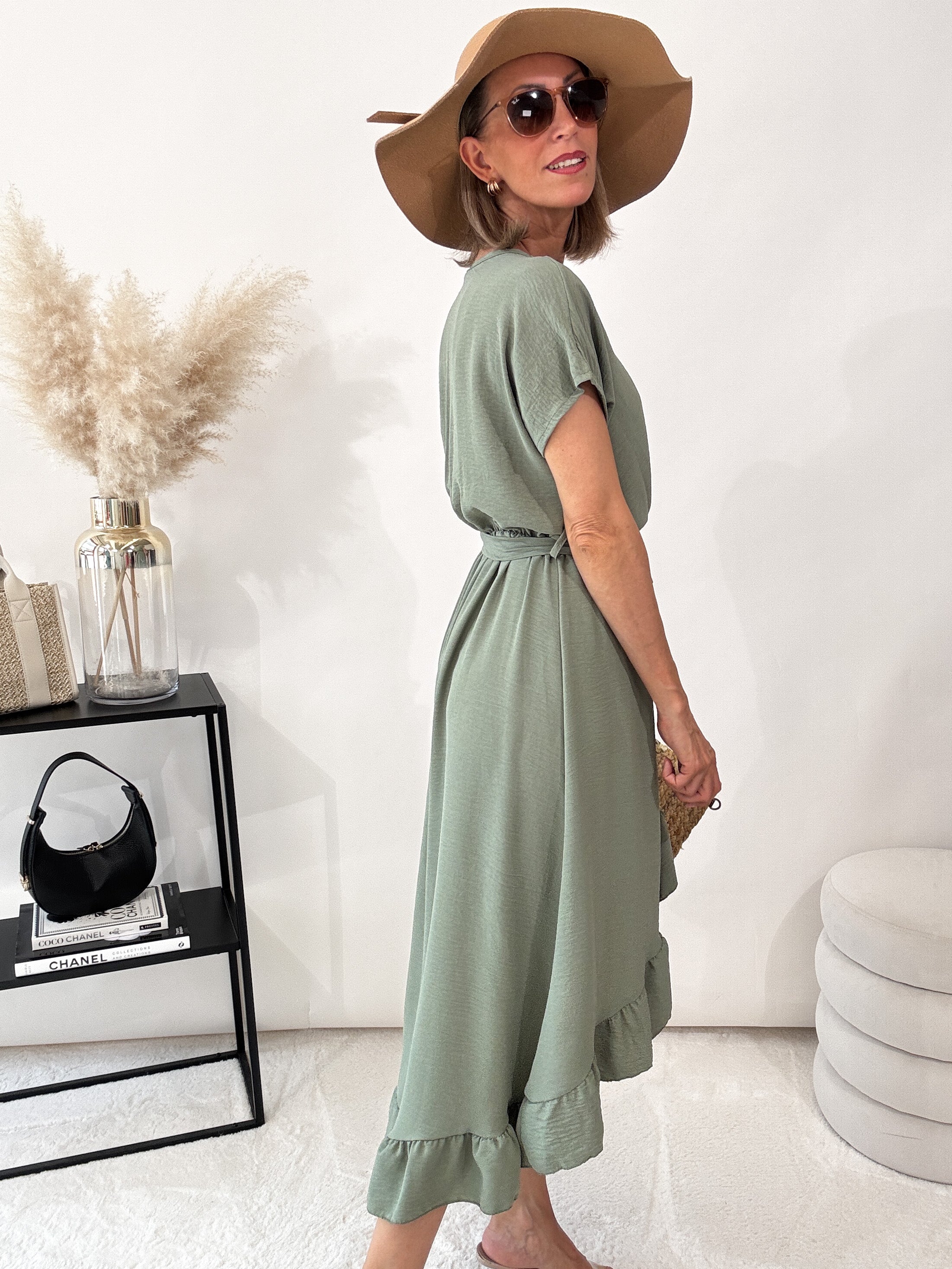 ,,Sunshine Wild Dress'' Kleid - matcha