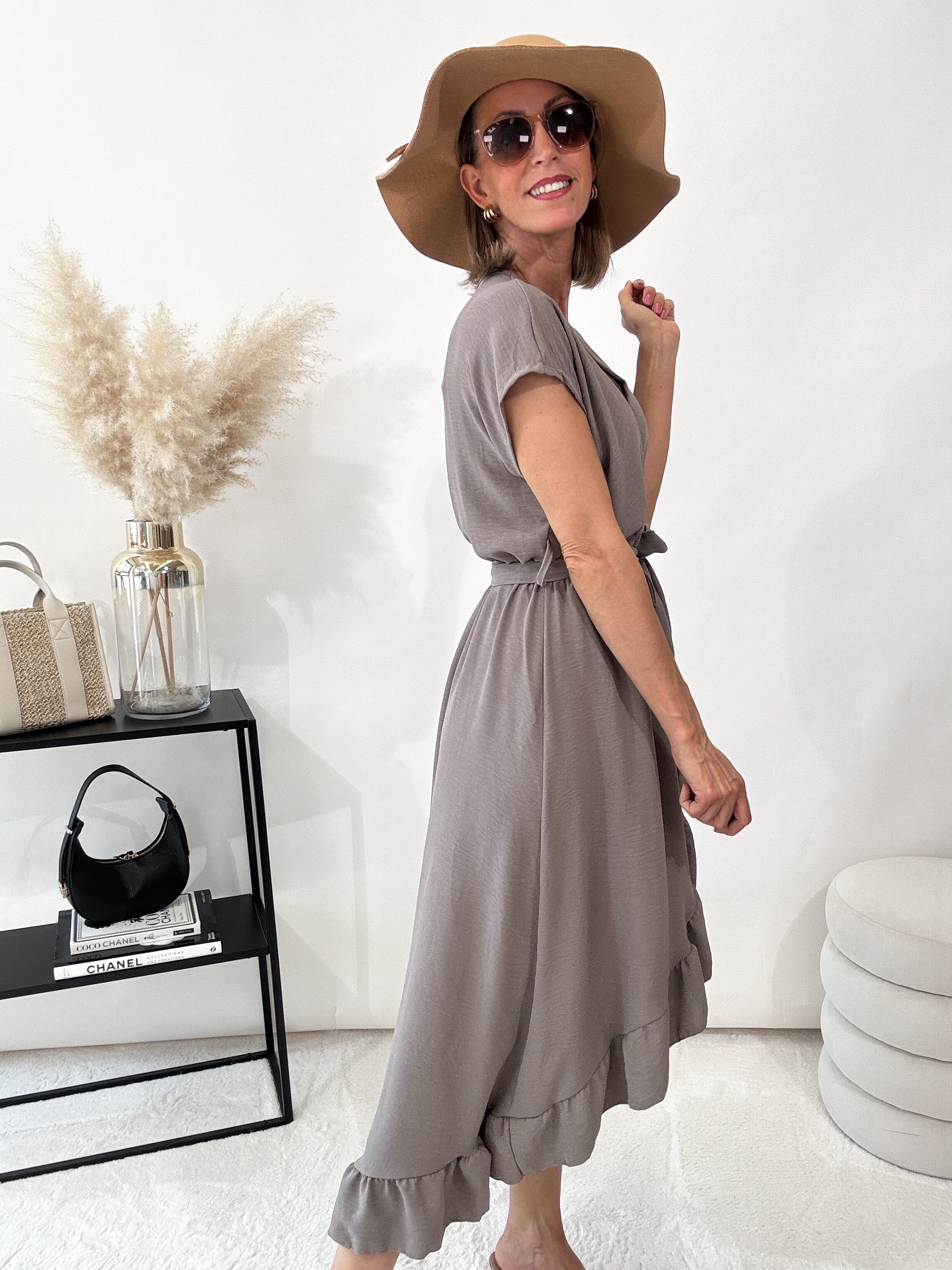 ,,Sunshine Wild Dress'' Kleid - mocca