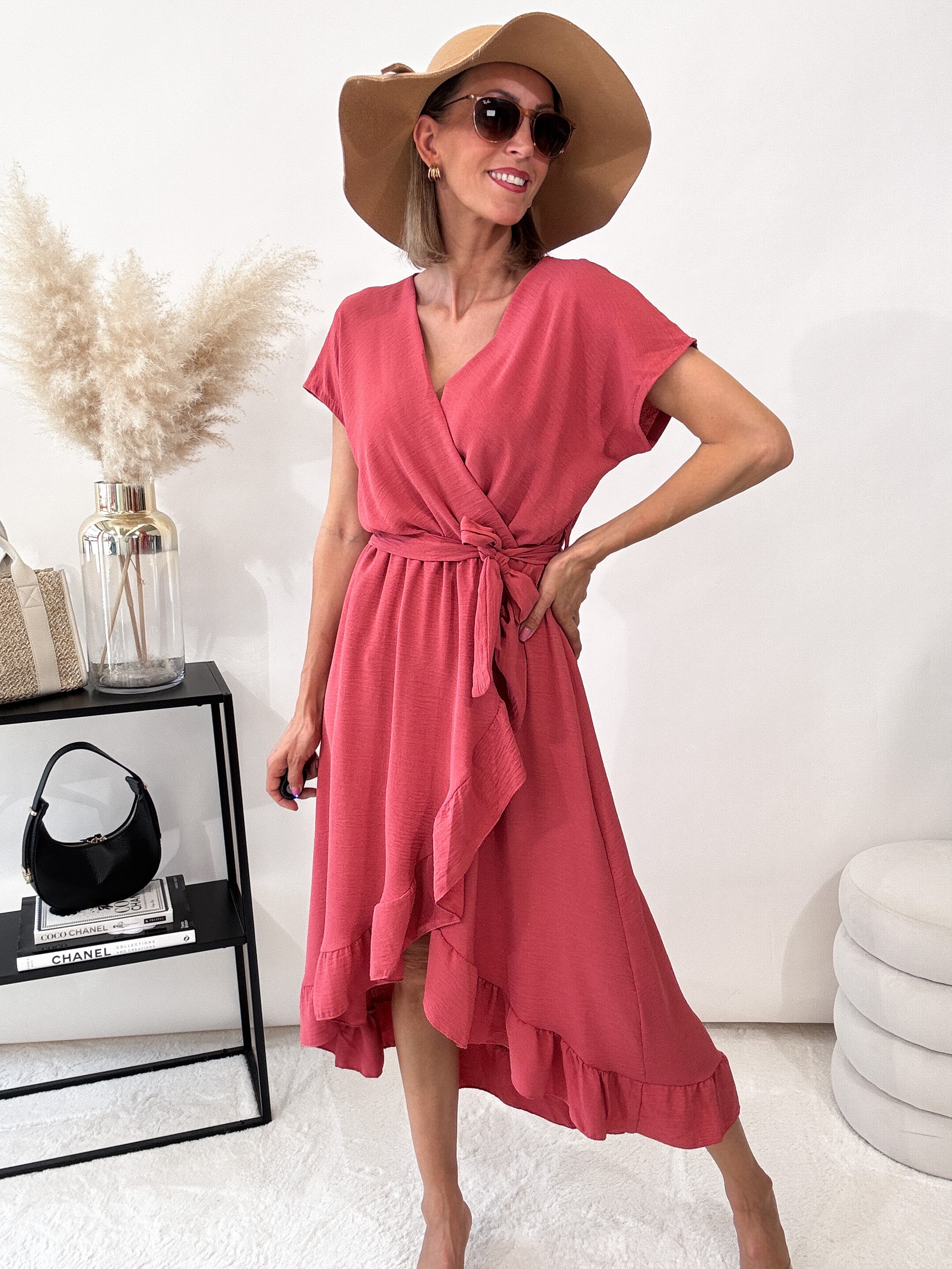 ,,Sunshine Wild Dress'' Kleid - indian rose