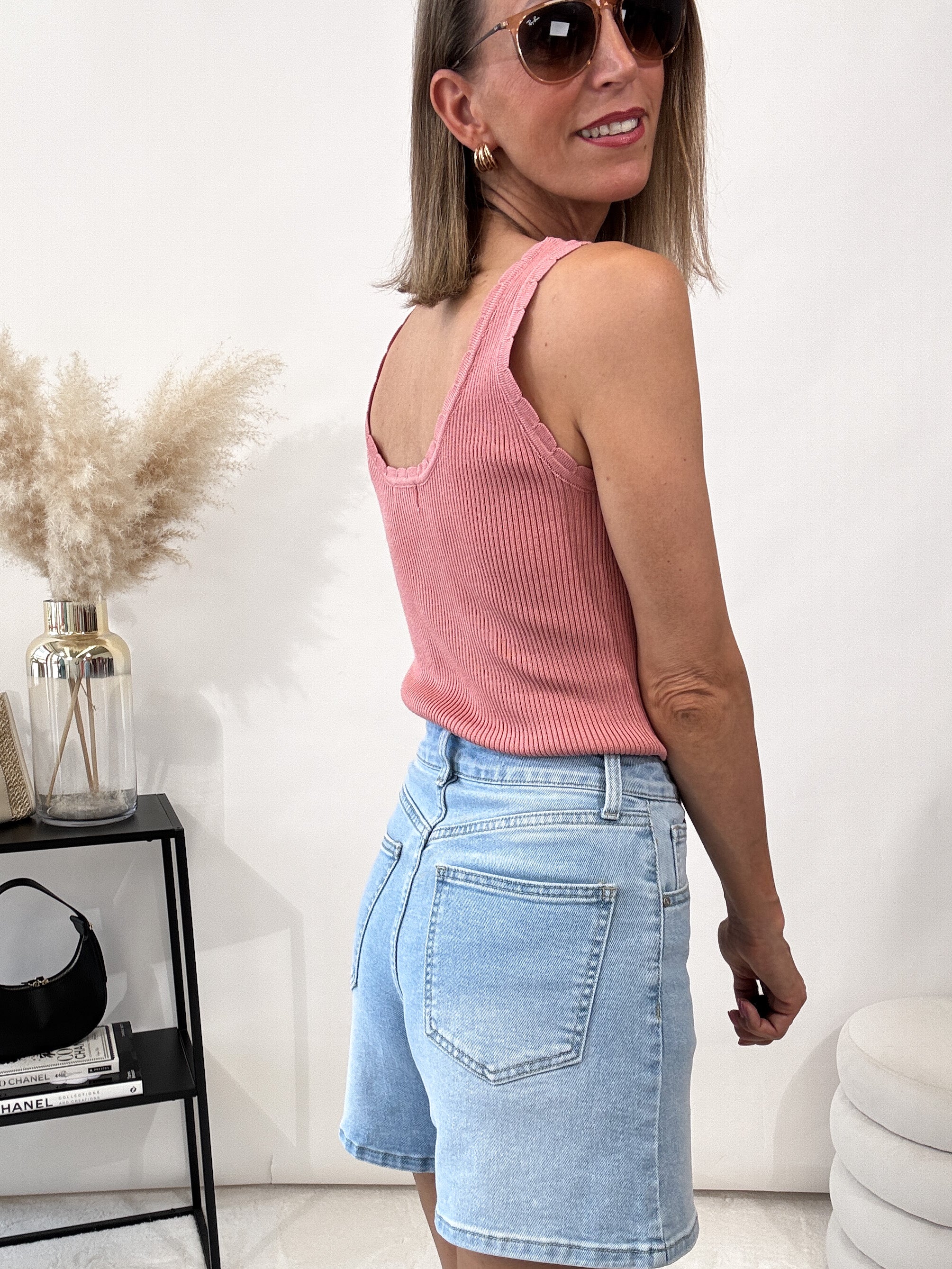 "Softy Wave" Top - beere