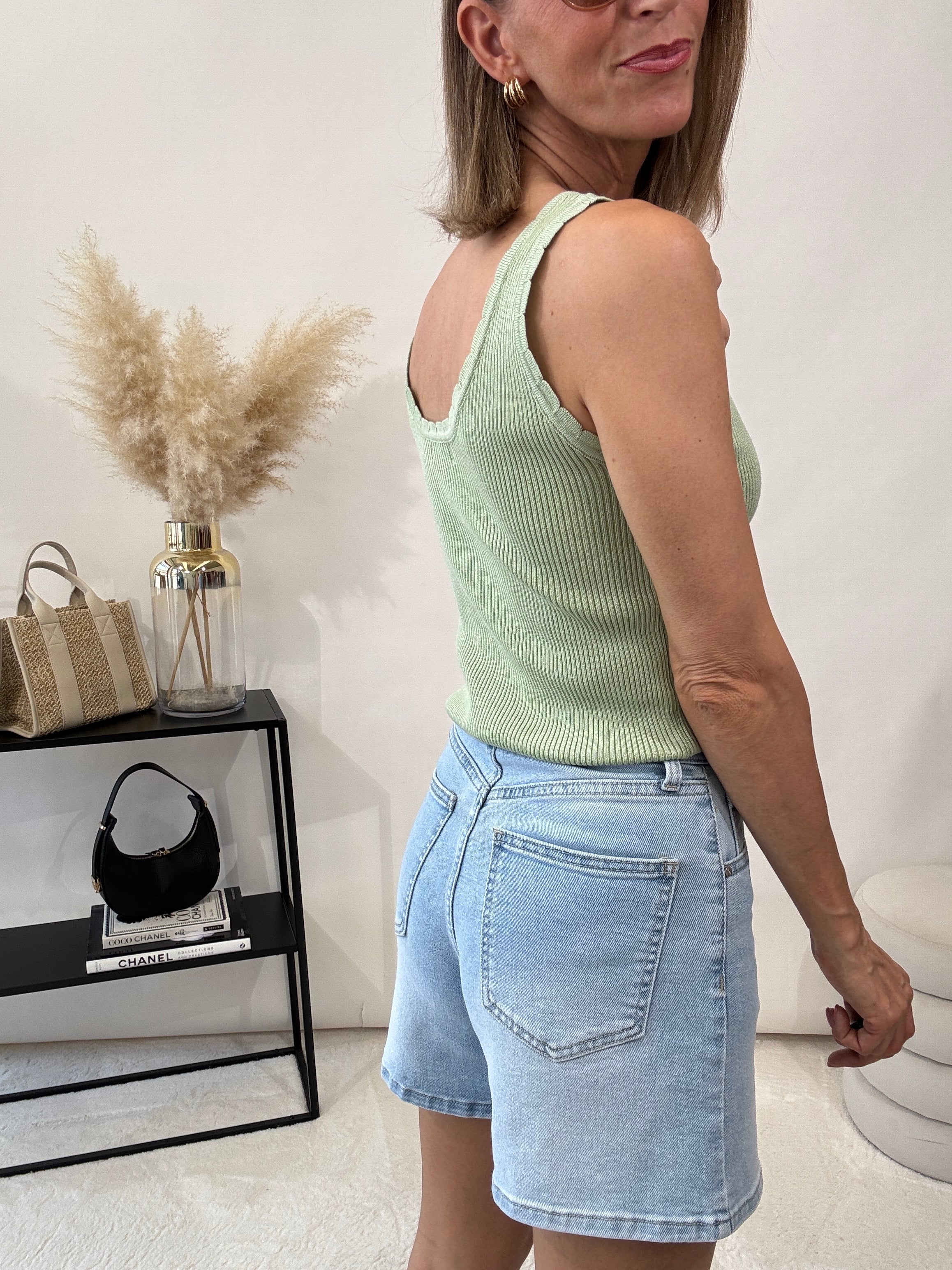 "Softy Wave" Top - mint
