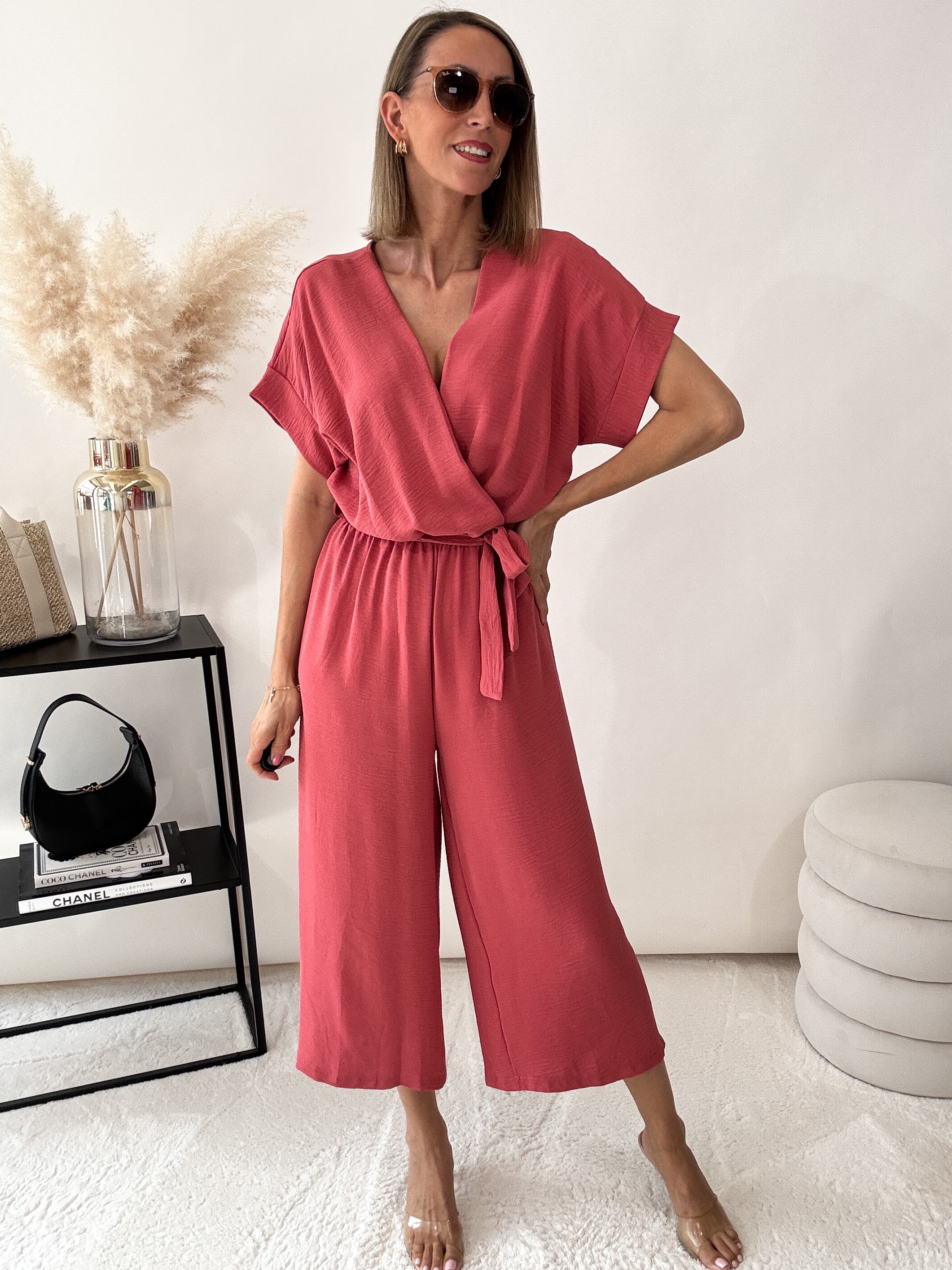 "Sunshine" Jumpsuit - indian rose