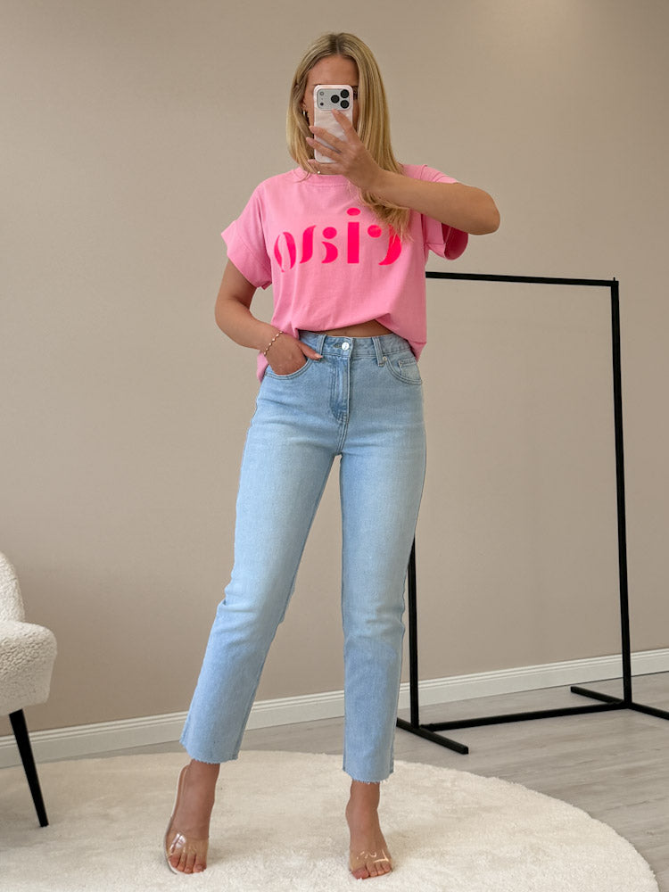 "Rio" Mom Fit Jeans - light bue
