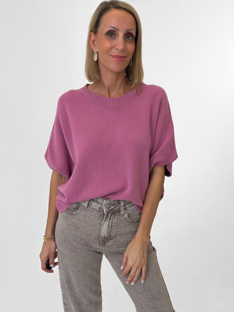 "Vicenza Vest" weicher Pullunder mit Viscose - beere