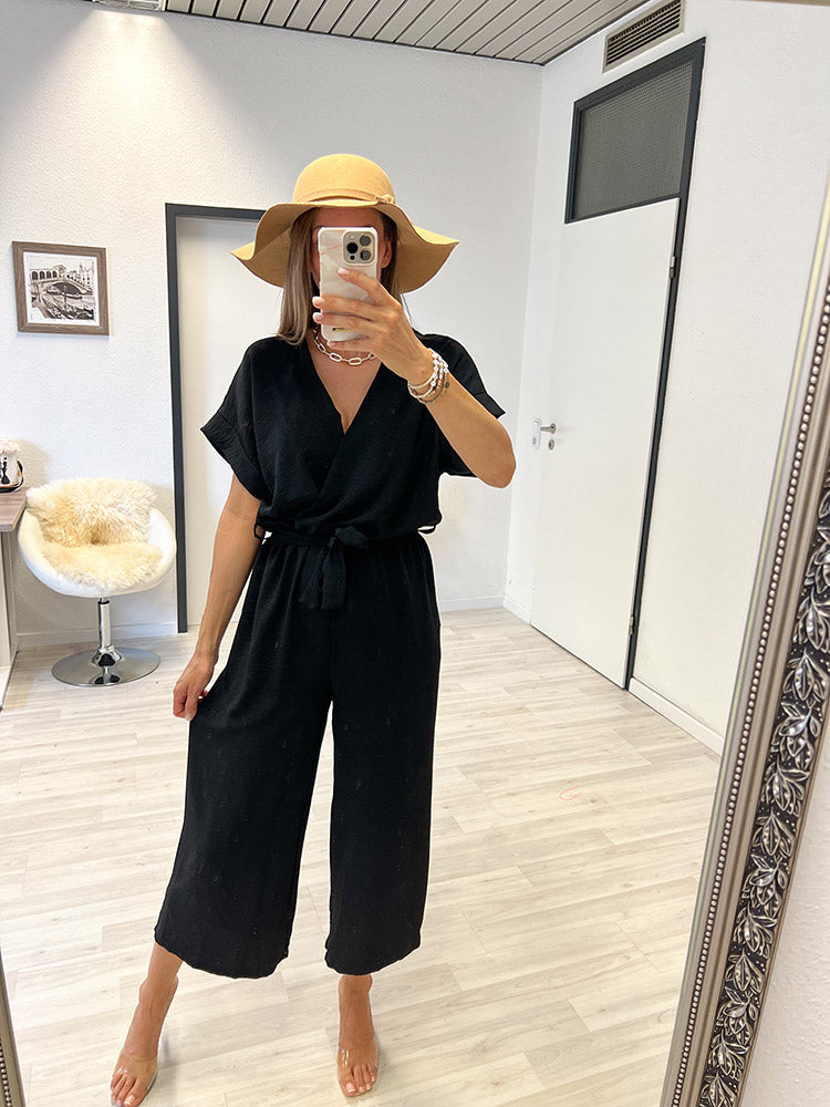 "Sunshine" Jumpsuit - schwarz