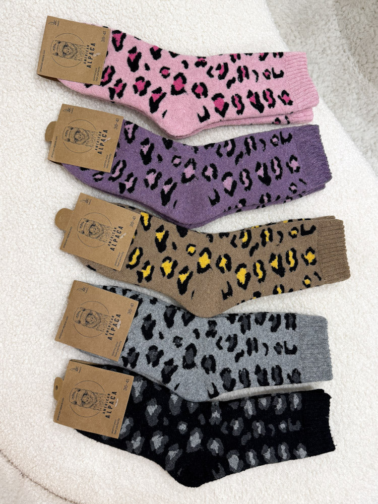 "Leodream" kuschelige Socken aus Alpakawolle Gr.36-41