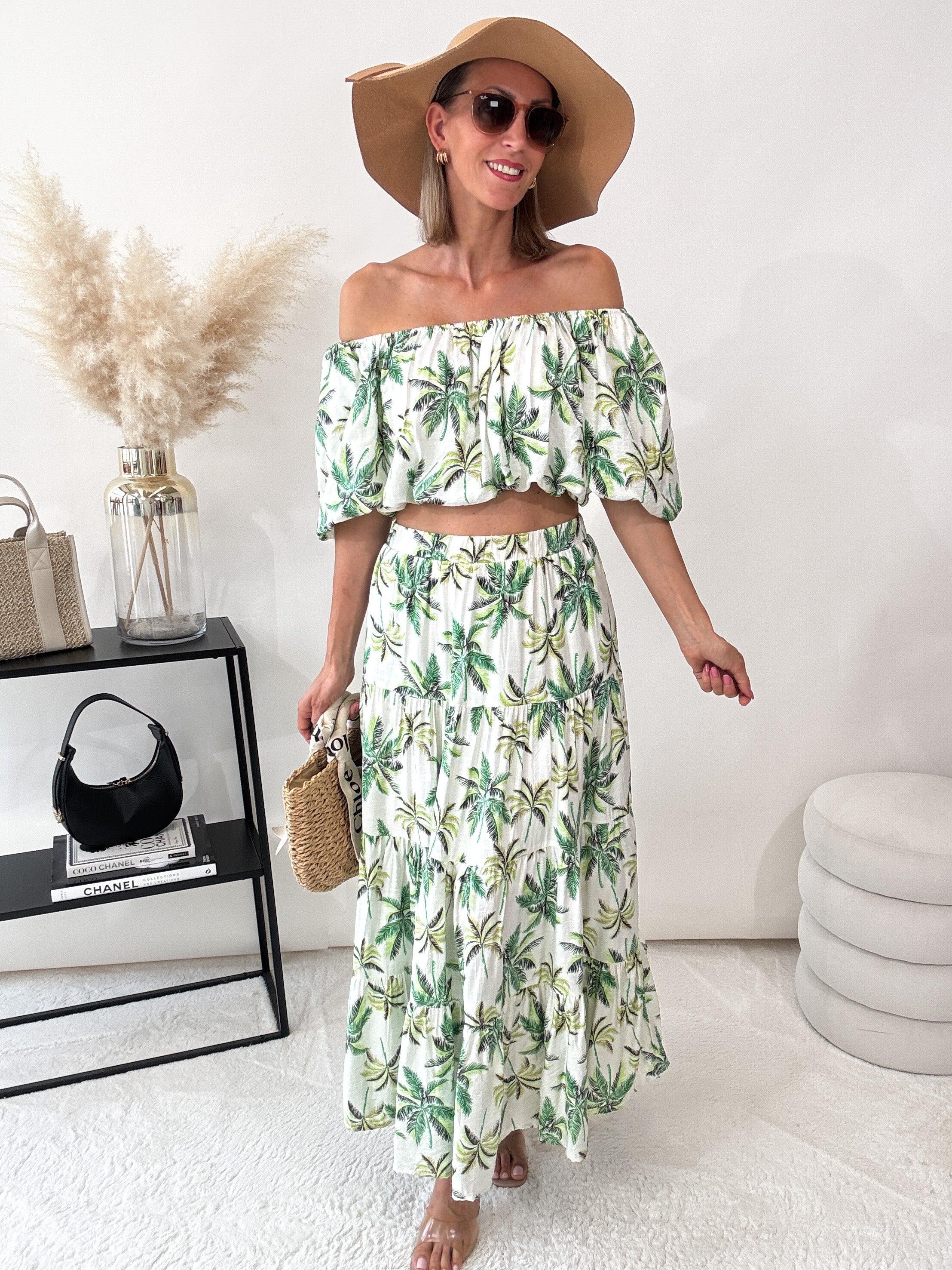 "Korfu" Top aus Viscose - grün