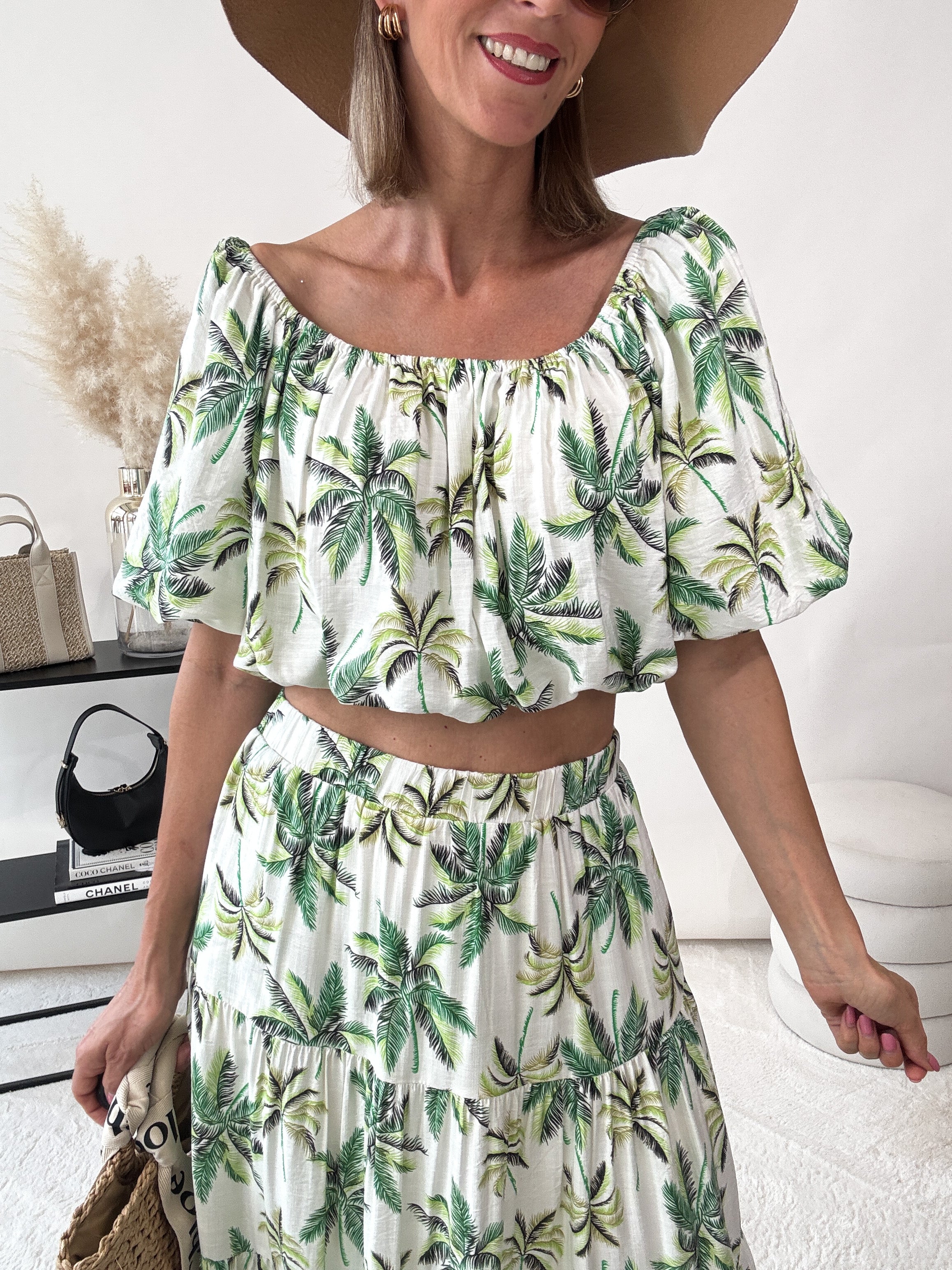 "Korfu" Top aus Viscose - grün