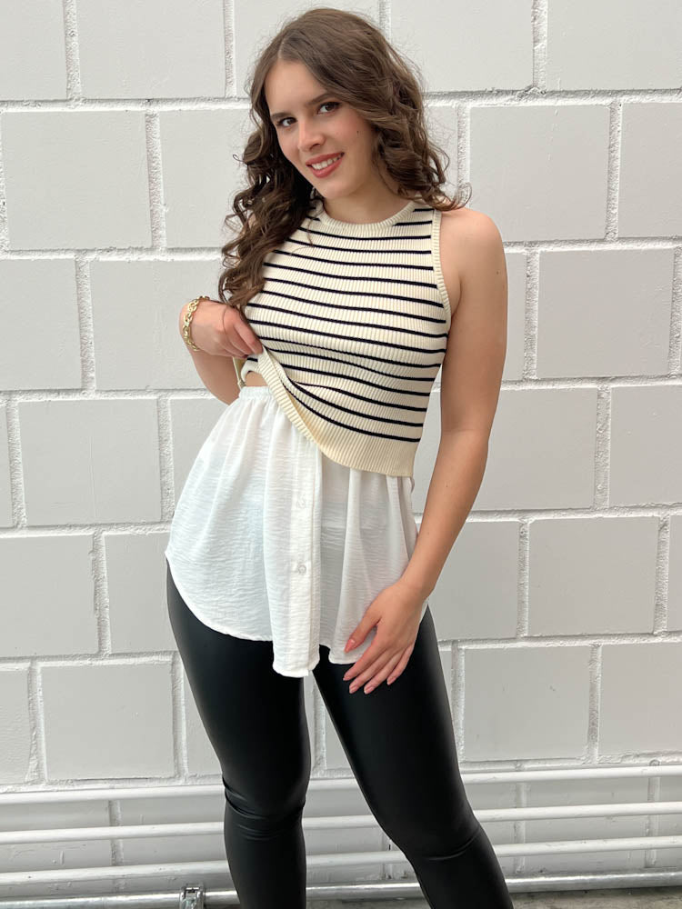 Skirty weicher Blusenrock - weiss