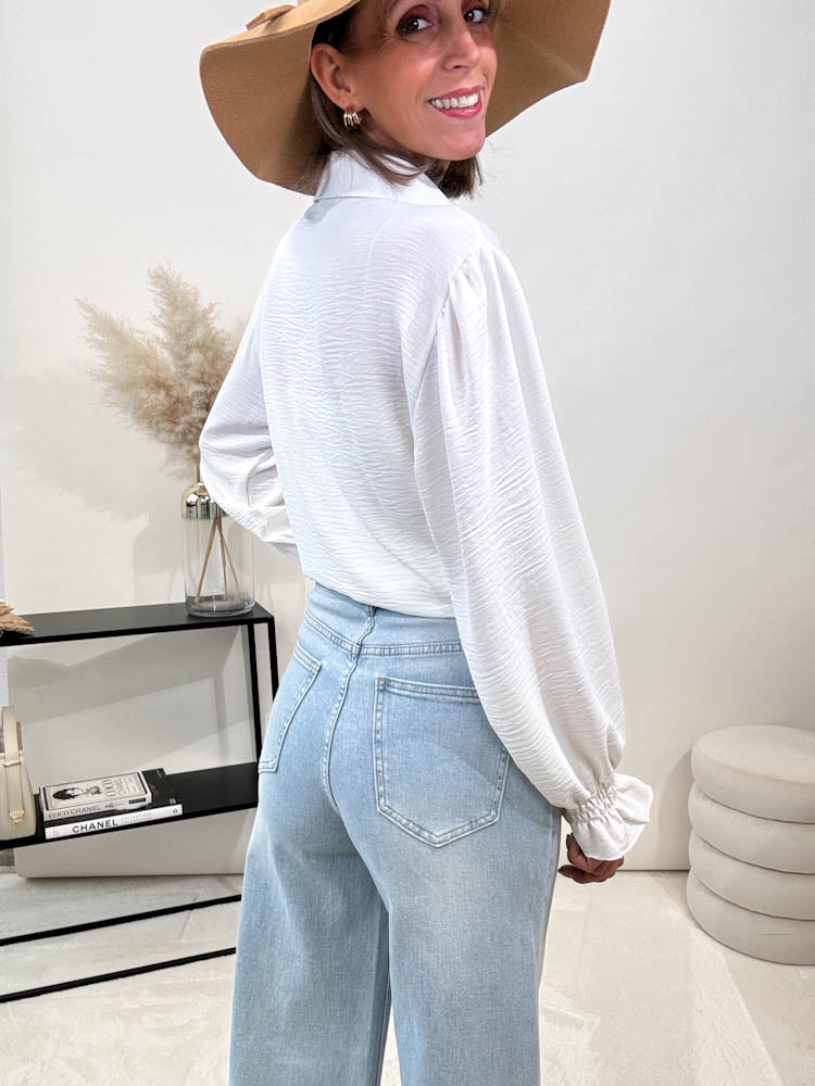 Sunshine "Barock" süße Bluse - weiß