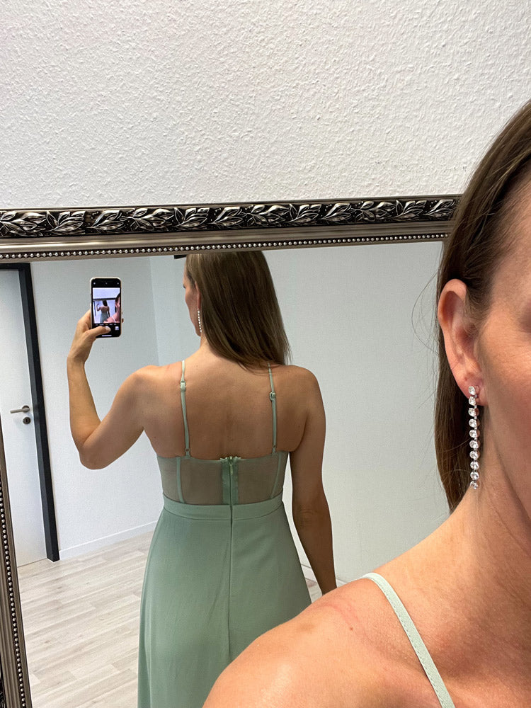 Langes elegantes Hosenkleid - mint