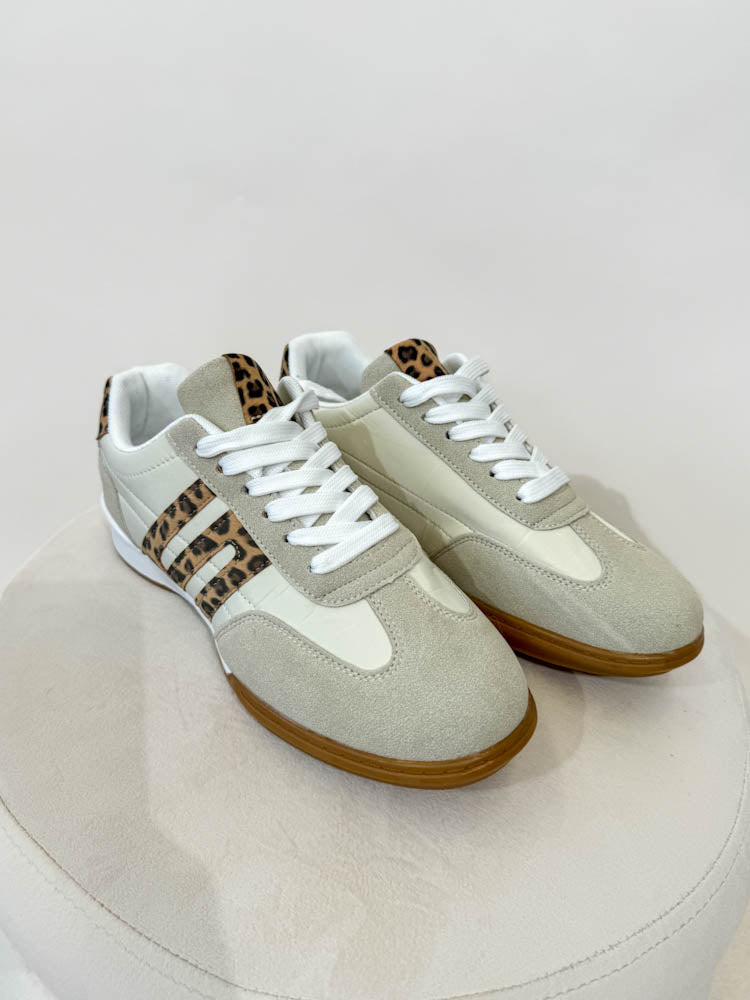 "Retro 2.0" cooler Leo-Sneaker - beige
