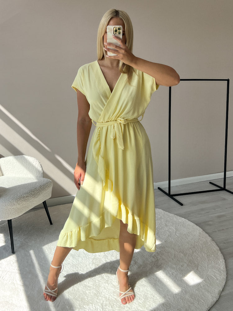 "Sunshine Wild Dress" schickes Kleid - lemon ice