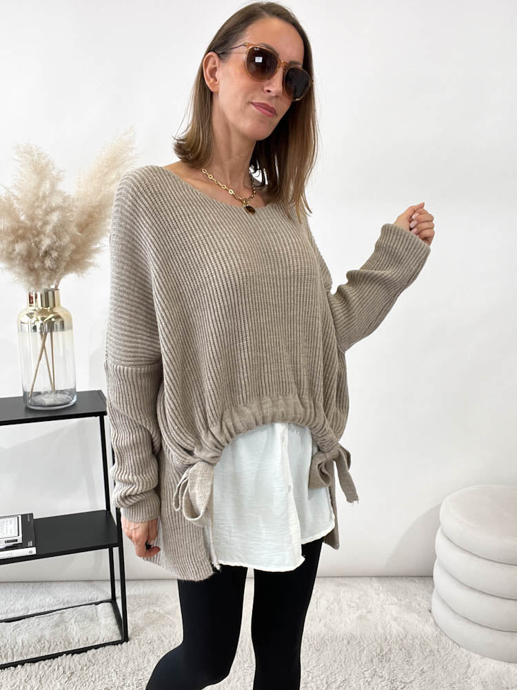 Skirty weicher Blusenrock - weiss