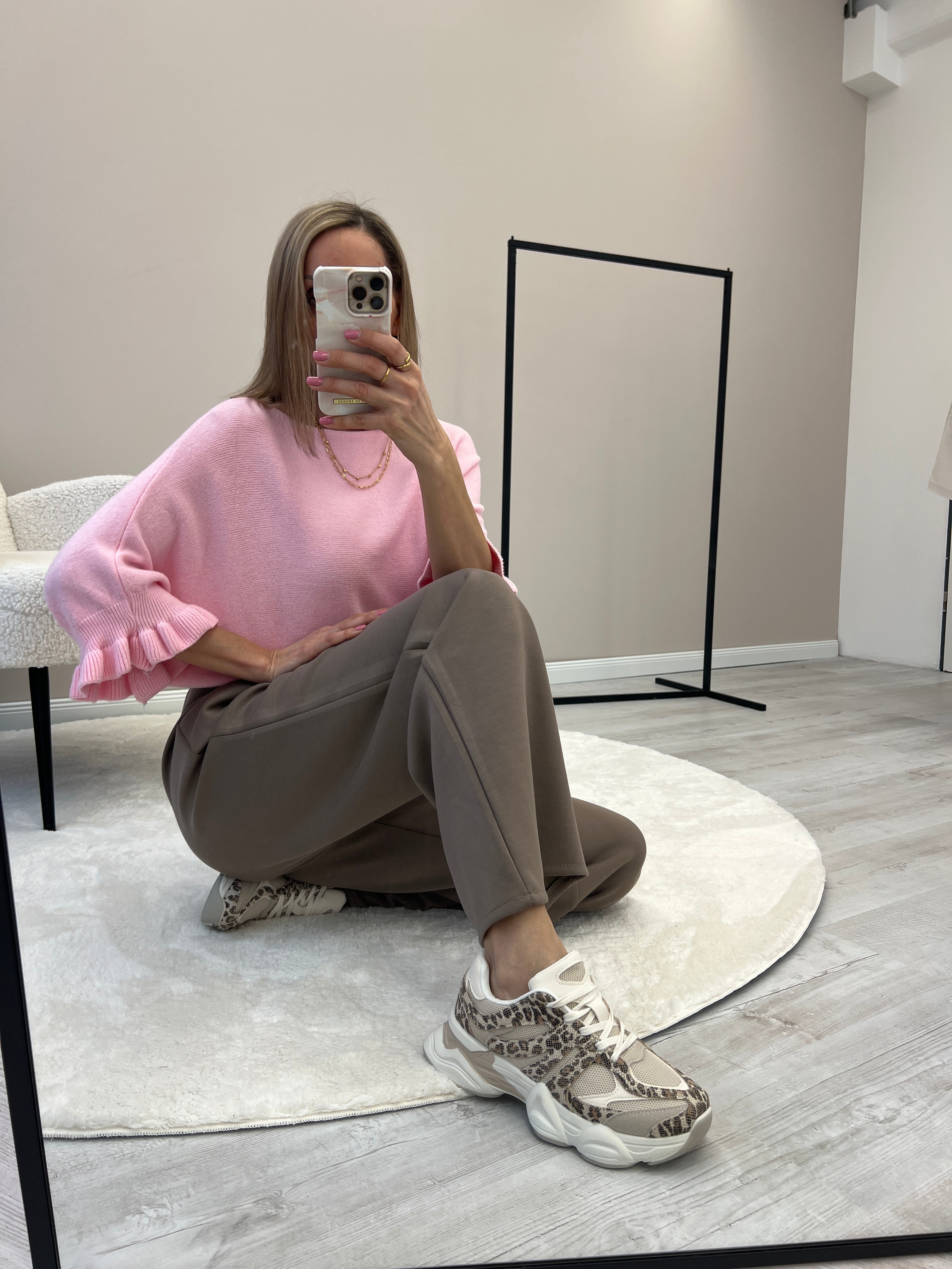 "Leo Motion" stylischer Sneaker - beige