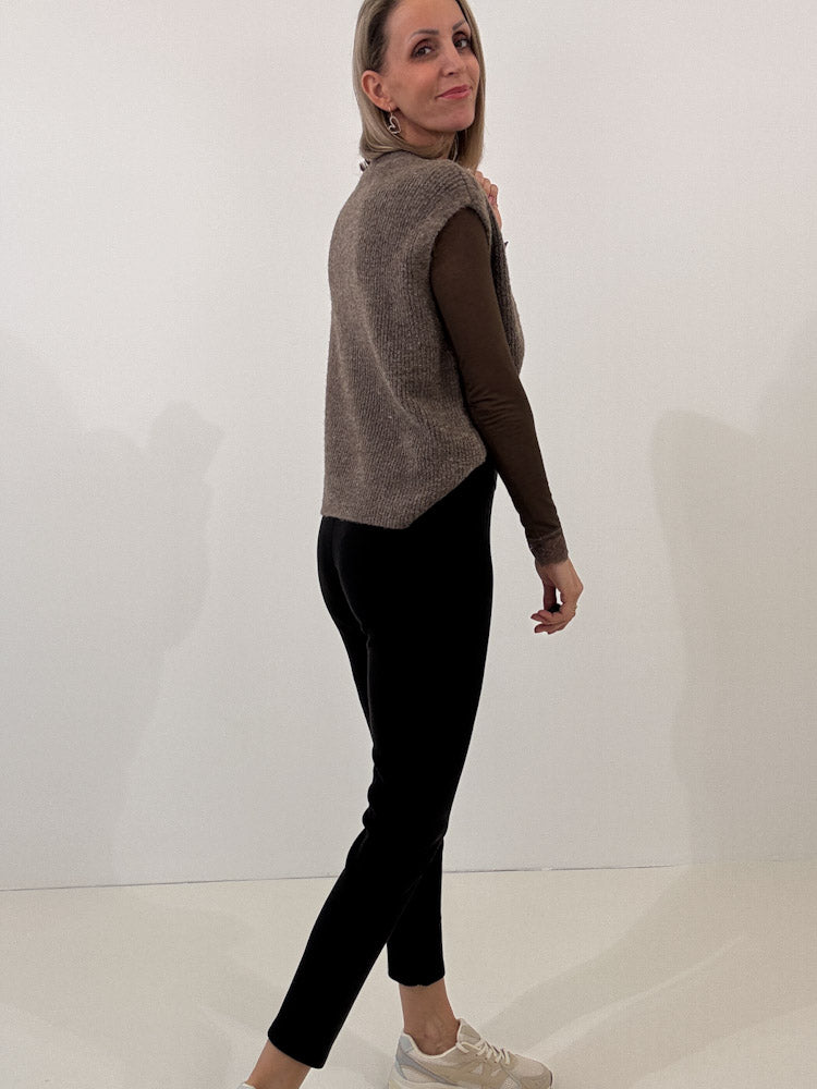 "Soft Flow" weiche Legging aus Viscose - schwarz